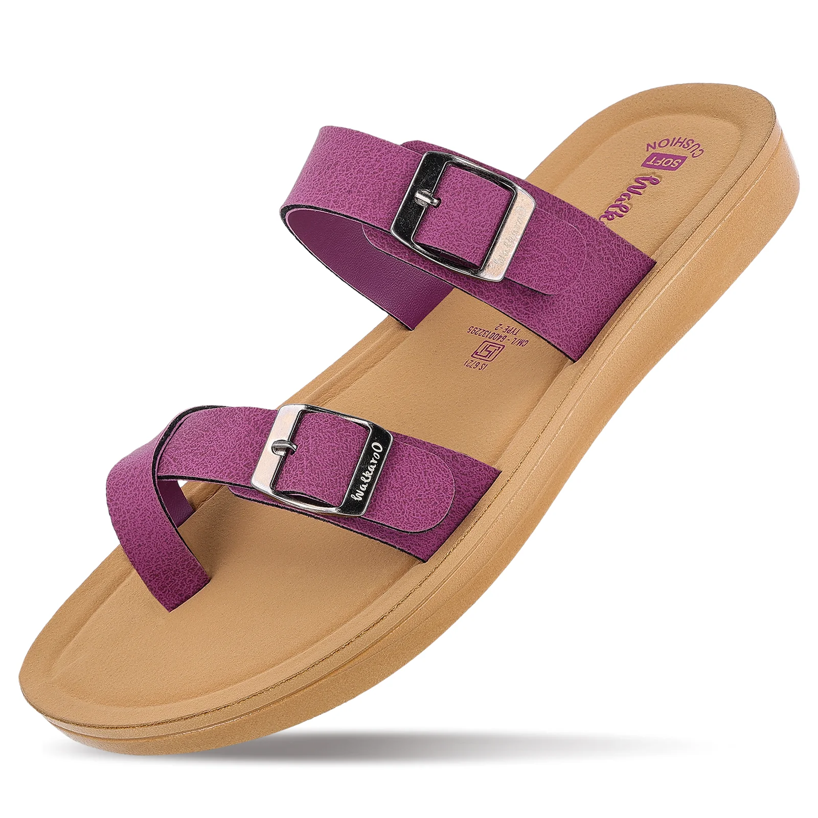Women's Daily Wear Sandals  - WL7645 Plum - Image 5