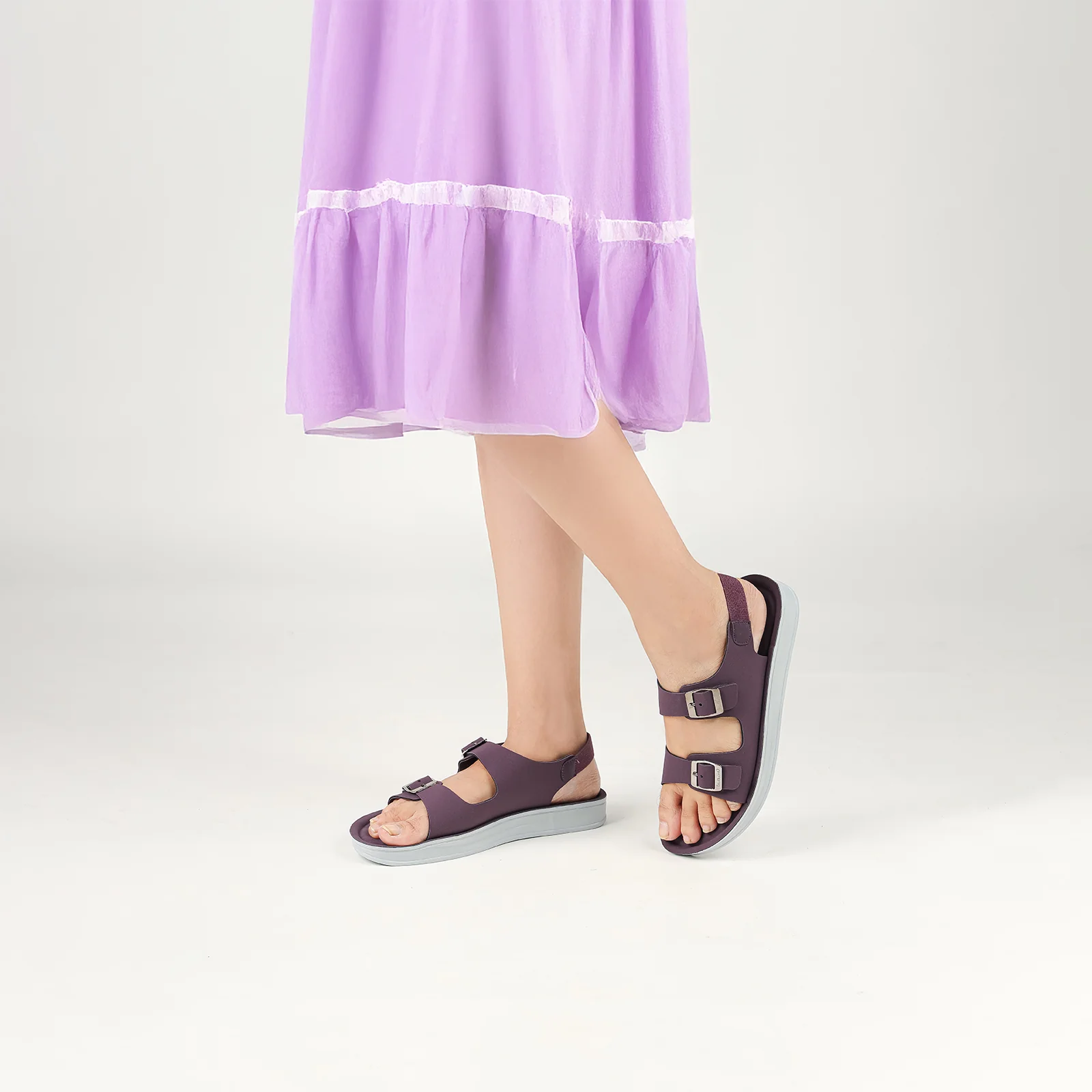 Women's Daily Wear Sandals  - WL7877 Purple - Image 2
