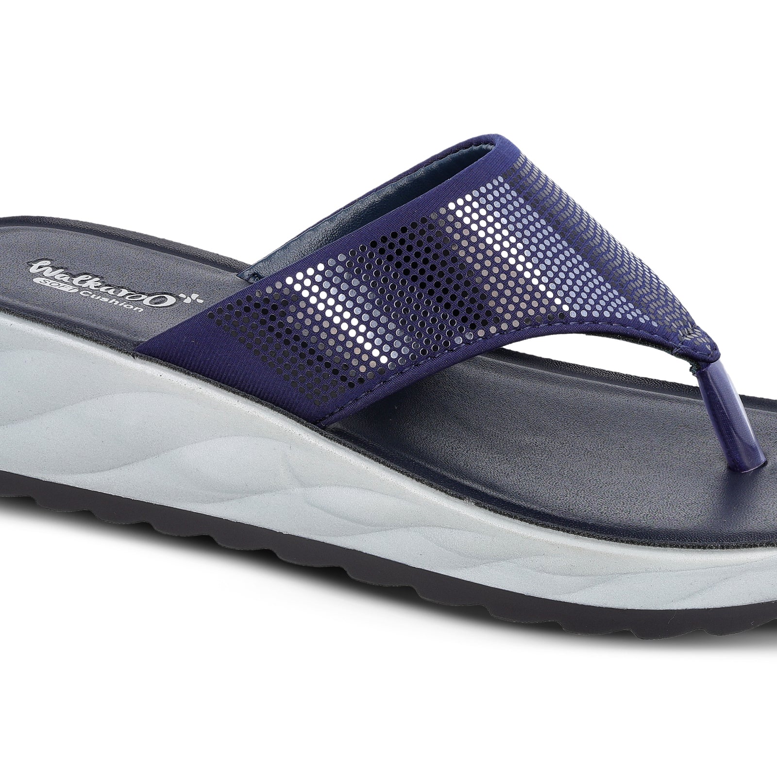Women's Daily Wear Sandals - WLP71210 Navy Blue - Image 4