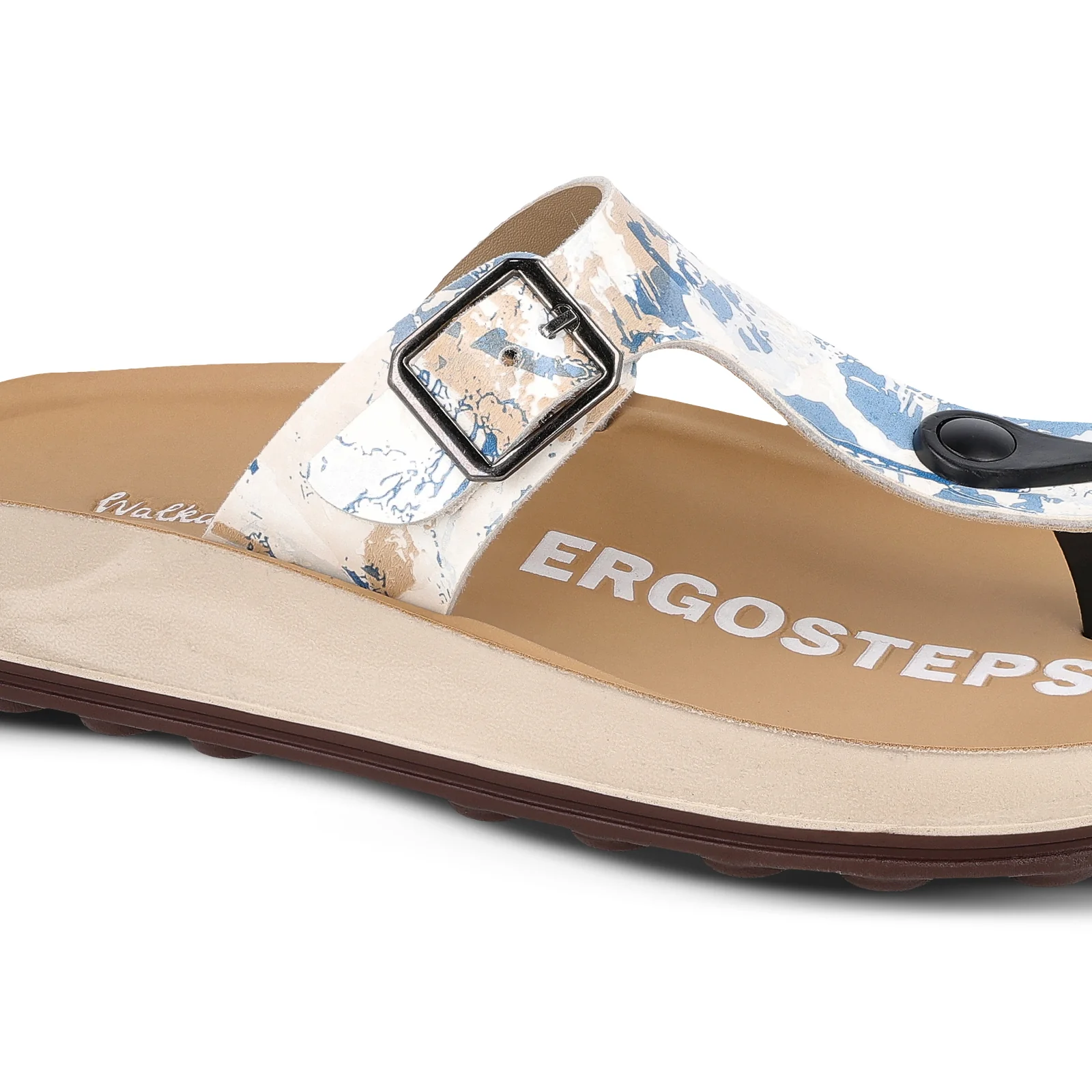 Women's Daily Wear Sandals - WLP71224 Blue Beige - Image 5