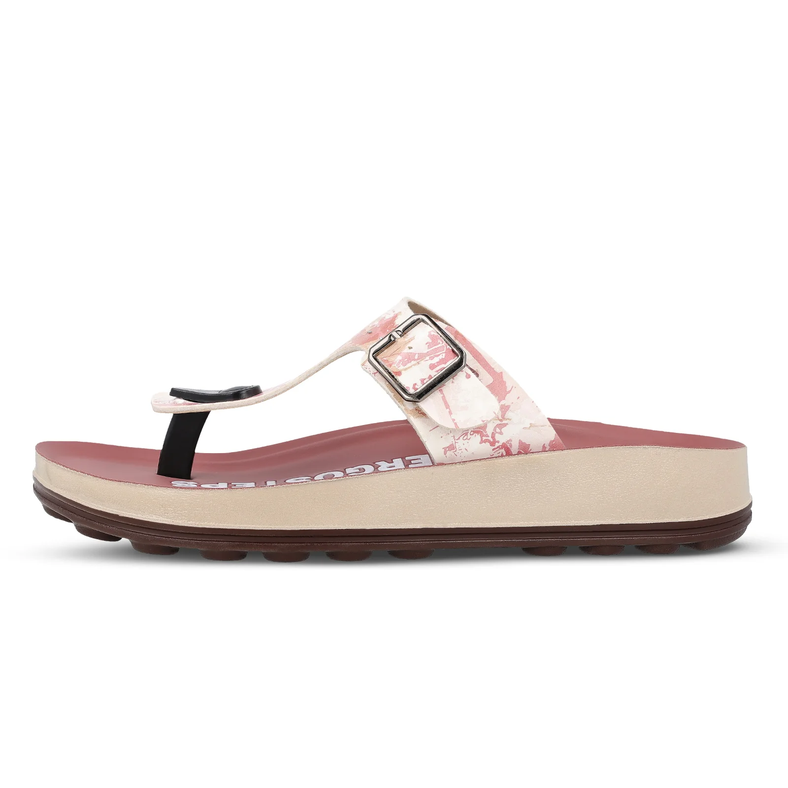 Women's Daily Wear Sandals - WLP71224 Dusty Rose - Image 4