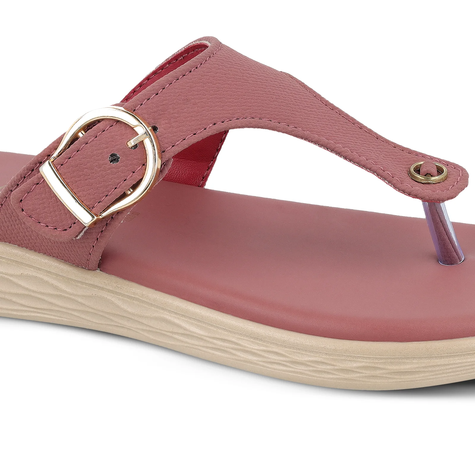 Women's Daily Wear Sandals - WLP71234 Dusty Rose - Image 5