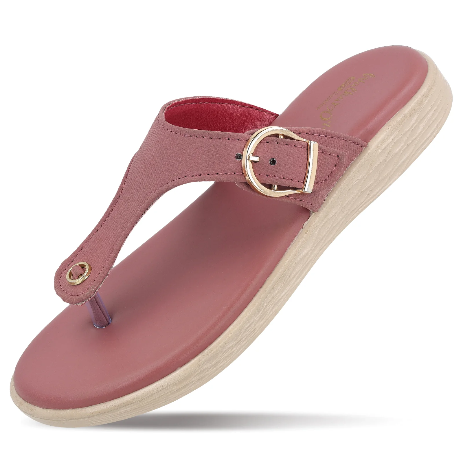 Women's Daily Wear Sandals - WLP71234 Dusty Rose - Image 6