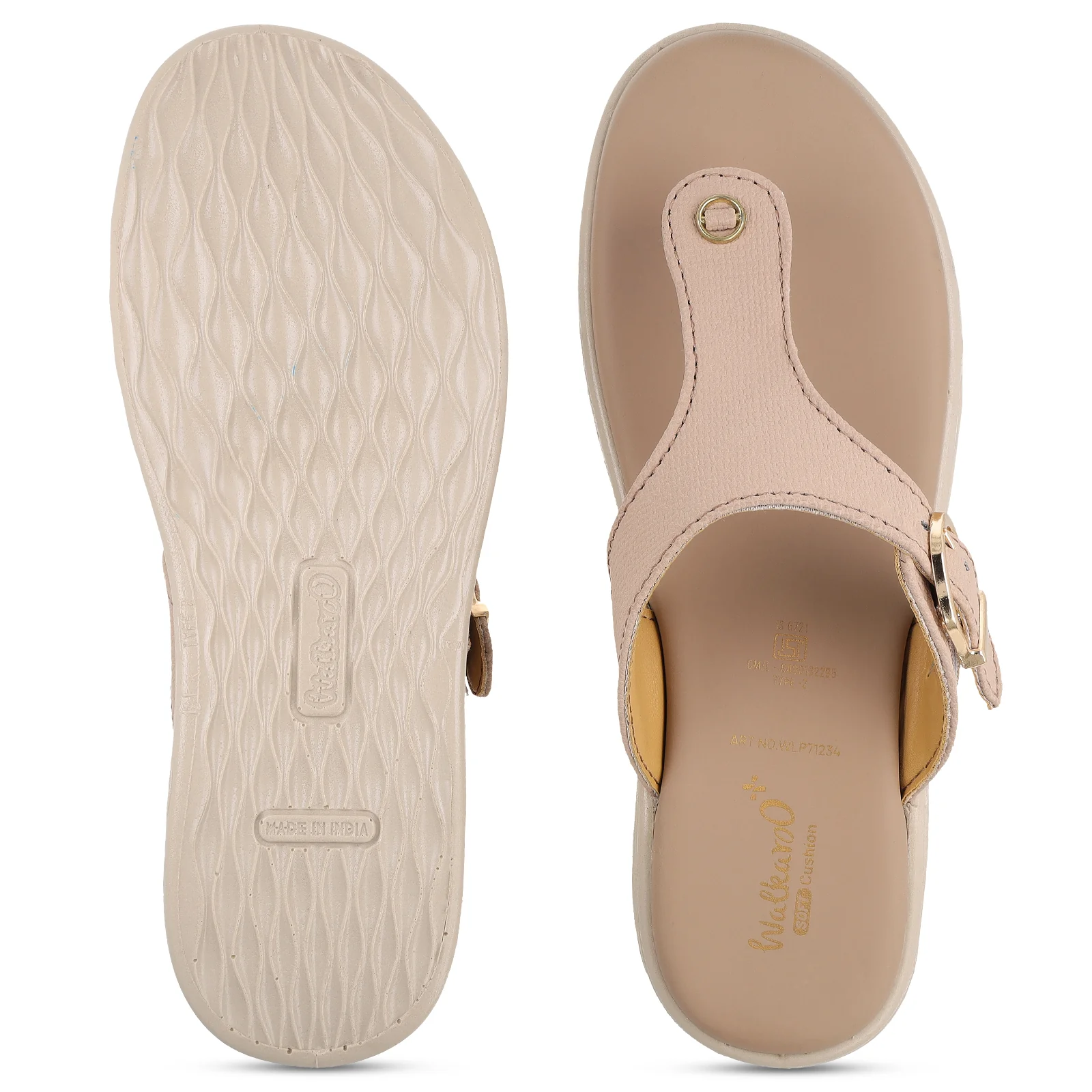 Women's Daily Wear Sandals - WLP71234 French Beige - Image 3