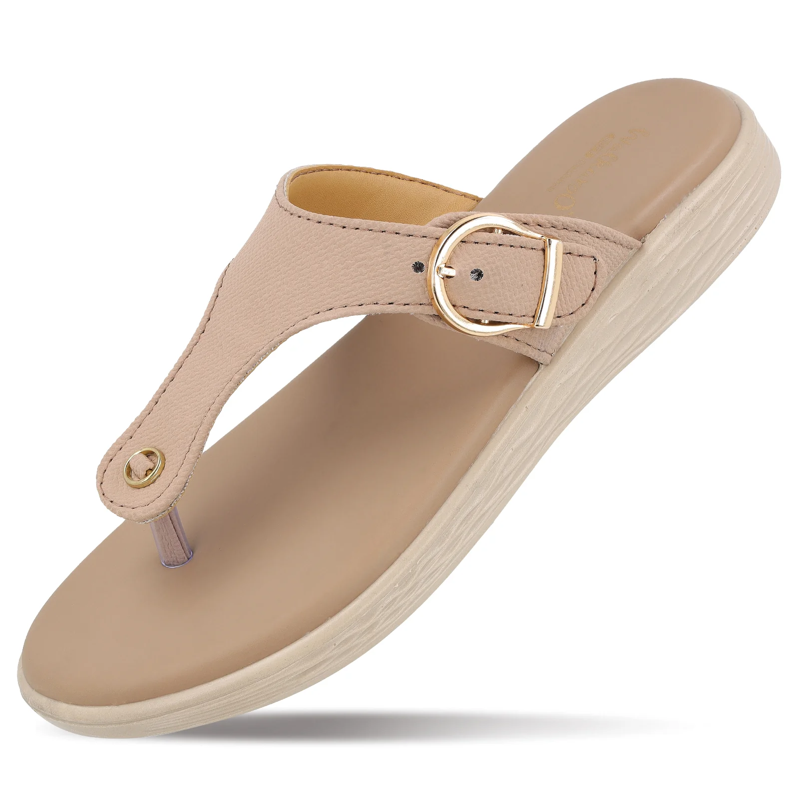 Women's Daily Wear Sandals - WLP71234 French Beige - Image 6
