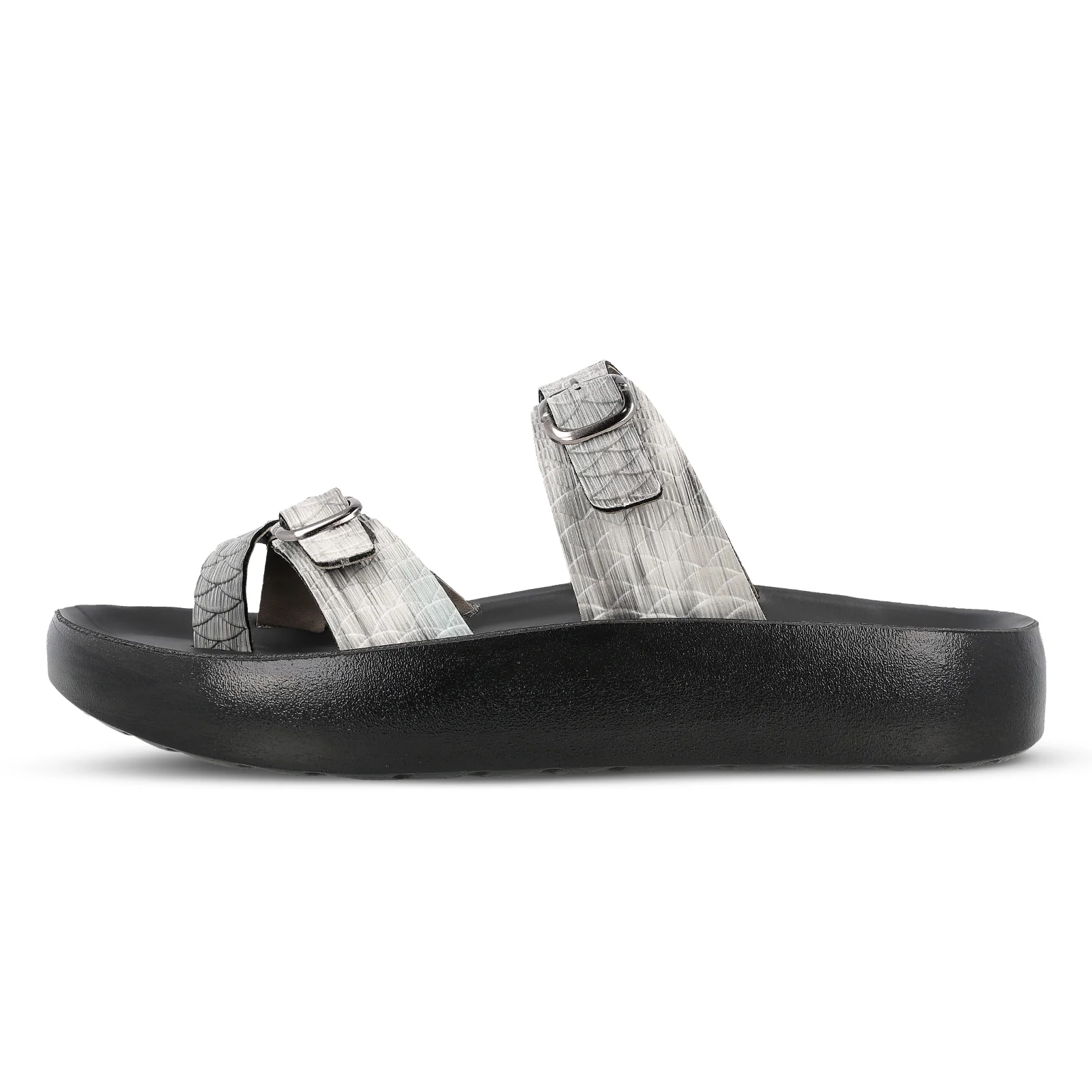 Women's Daily Wear Sandals - WLP72046 Black - Image 4