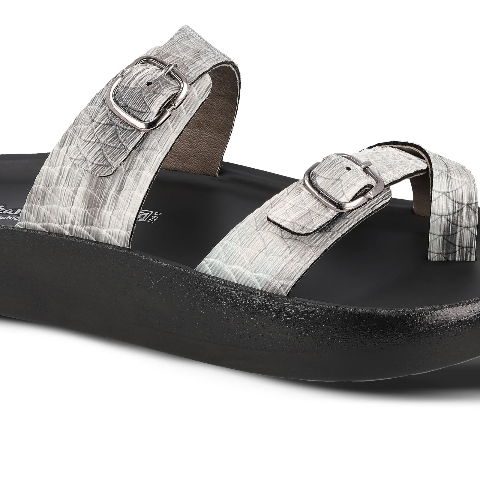 Women's Daily Wear Sandals - WLP72046 Black - Image 5