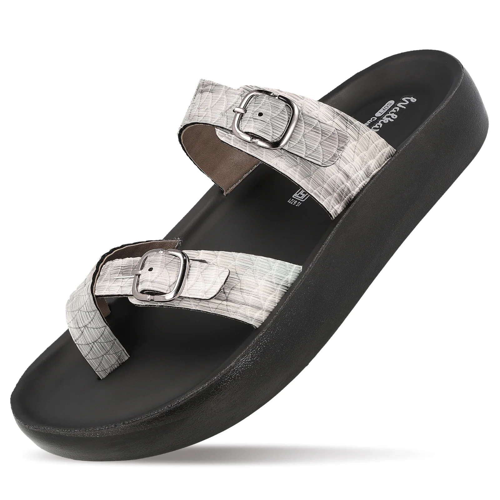 Women's Daily Wear Sandals - WLP72046 Black - Image 6