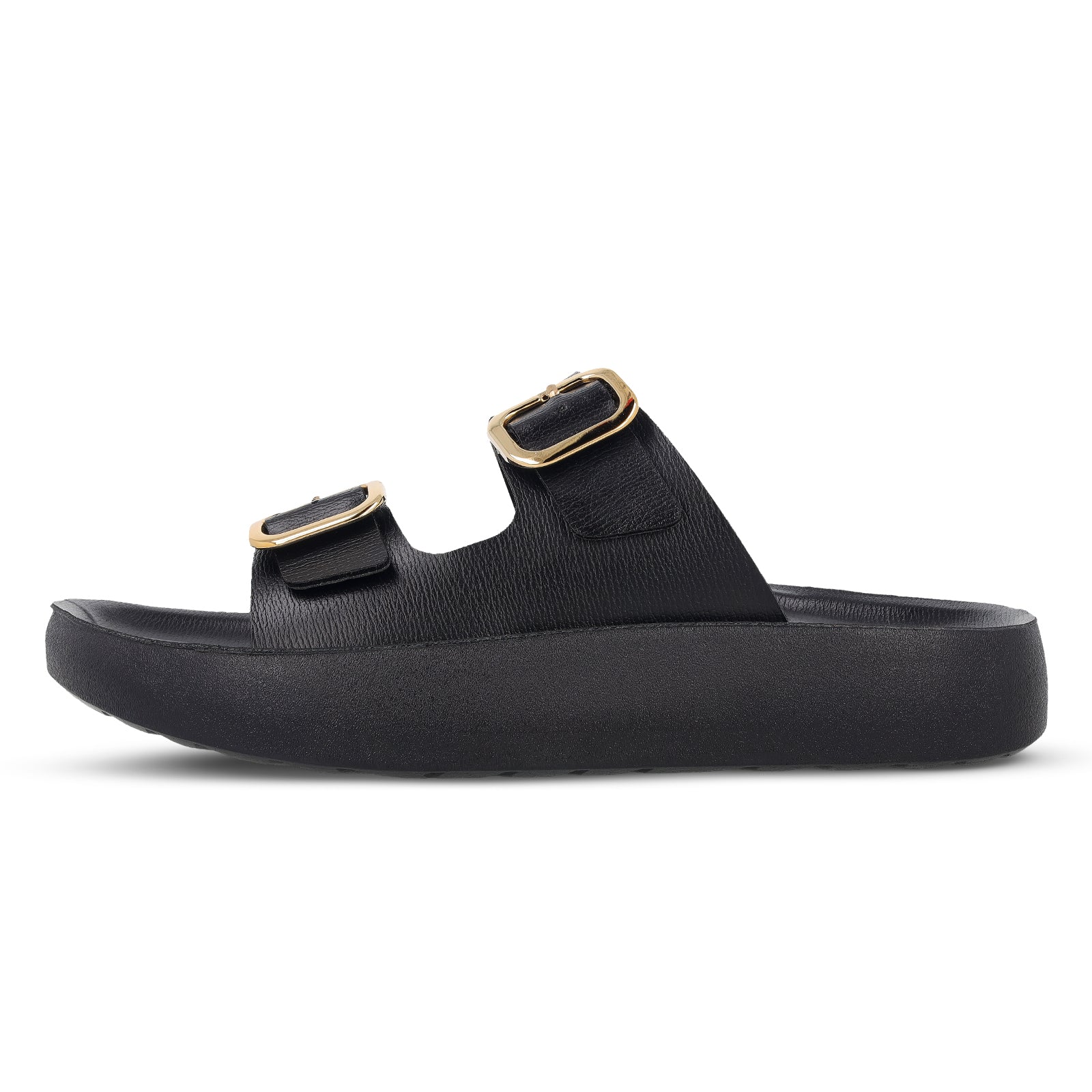 Women's Daily Wear Sandals - WLP74038 Black - Image 4