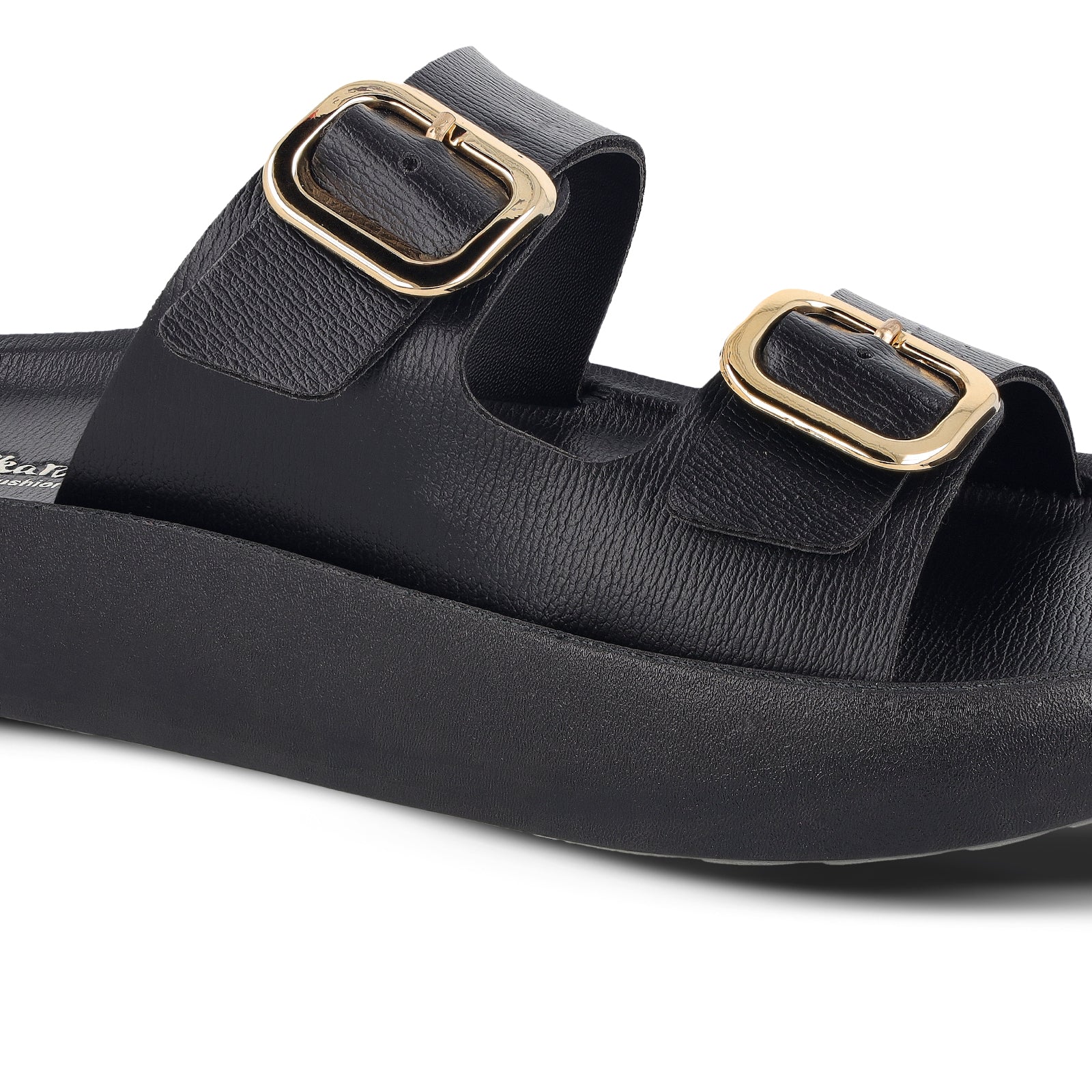 Women's Daily Wear Sandals - WLP74038 Black - Image 5