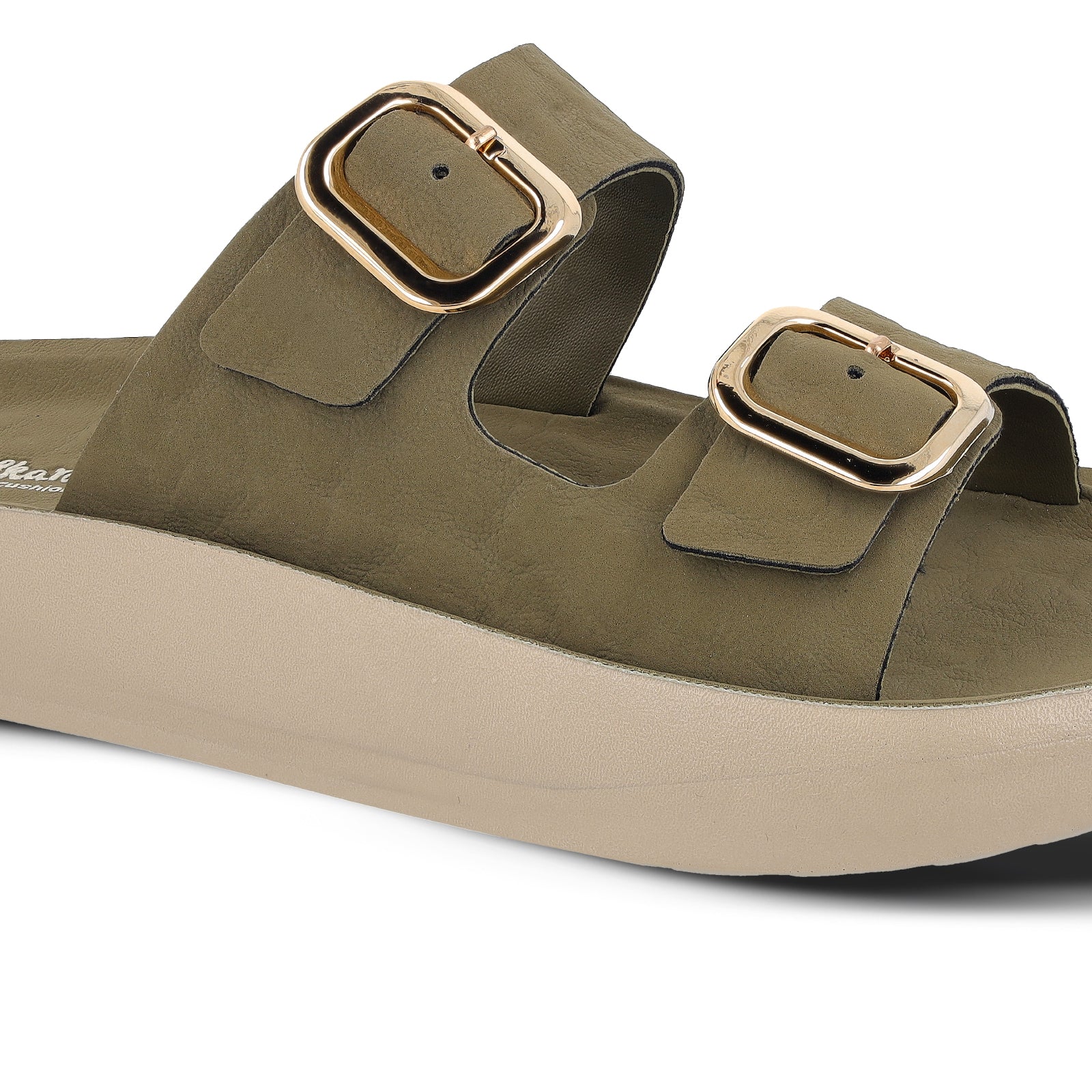 Women's Daily Wear Sandals - WLP74038 Olive - Image 5