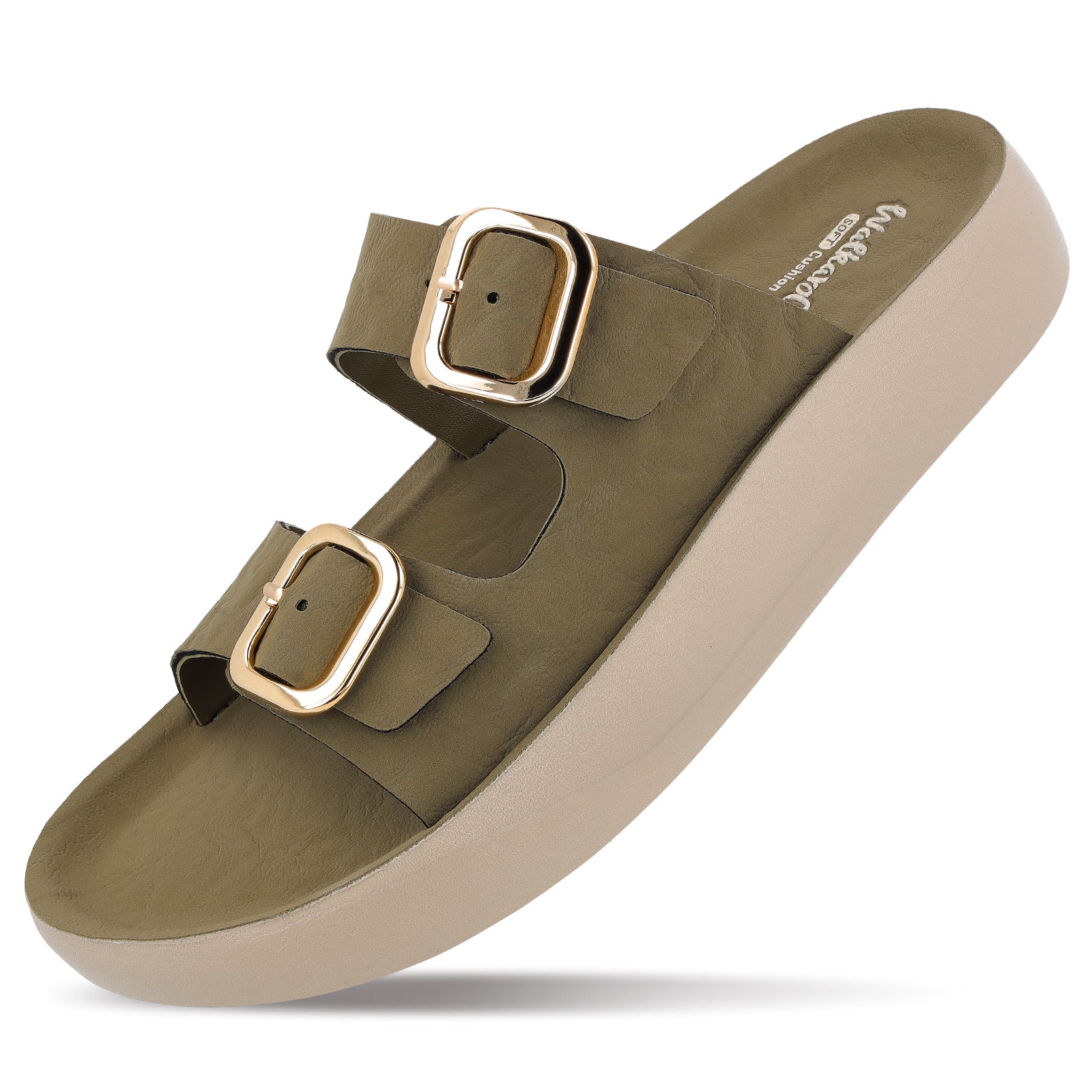 Women's Daily Wear Sandals - WLP74038 Olive - Image 6