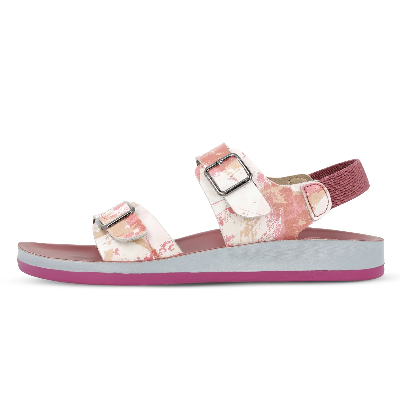Women's Daily Wear Sandals - WLP77039 Dusty Rose - Image 4