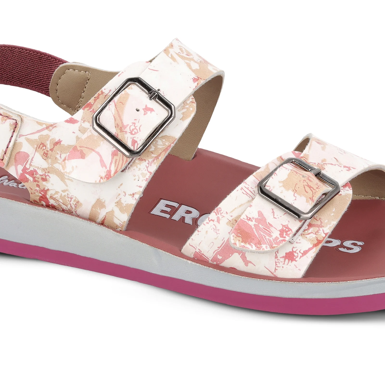 Women's Daily Wear Sandals - WLP77039 Dusty Rose - Image 5