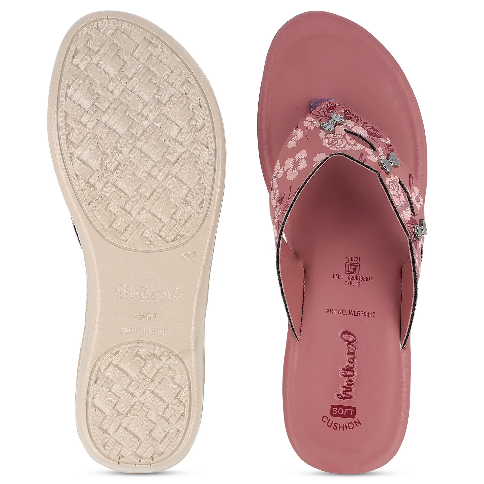 Women's Daily Wear Sandals  - WLR70417 Dusty Rose - Image 3