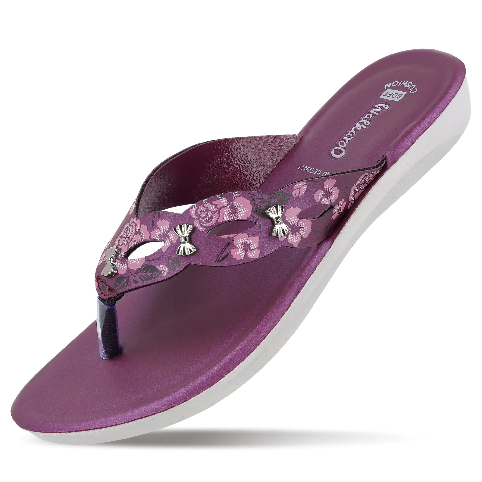 Women's Daily Wear Sandals  - WLR70417 Plum - Image 6