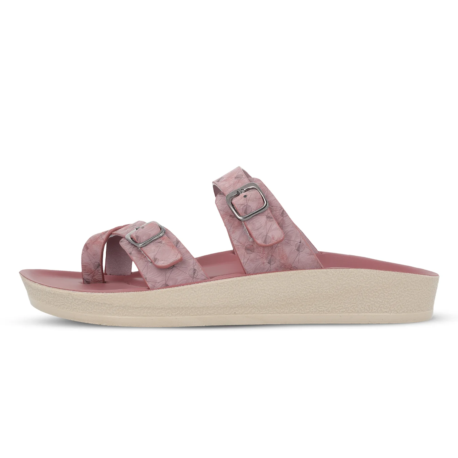 Women's Daily Wear Sandals  -WLR72052 Dusty Rose - Image 4
