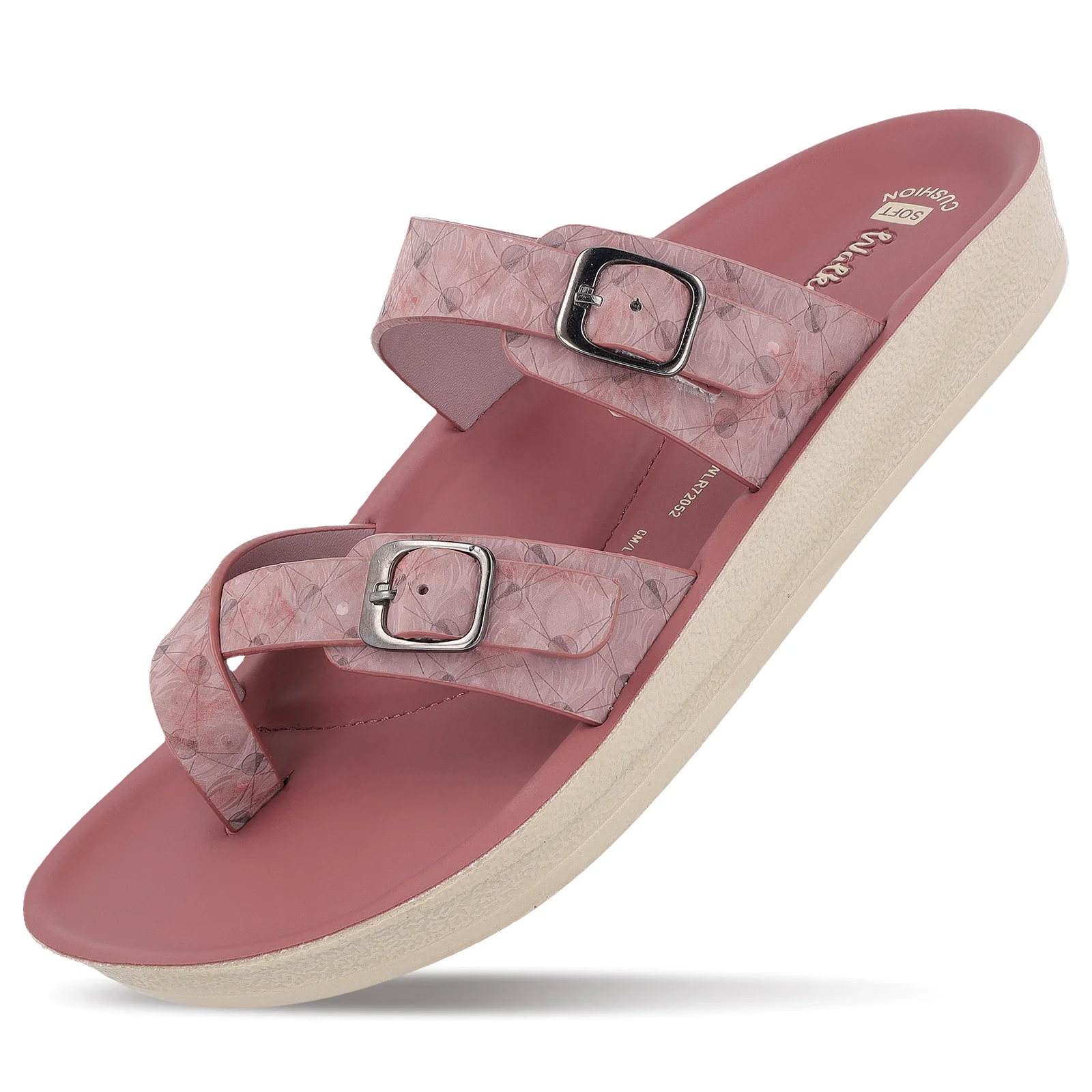 Women's Daily Wear Sandals  -WLR72052 Dusty Rose - Image 6