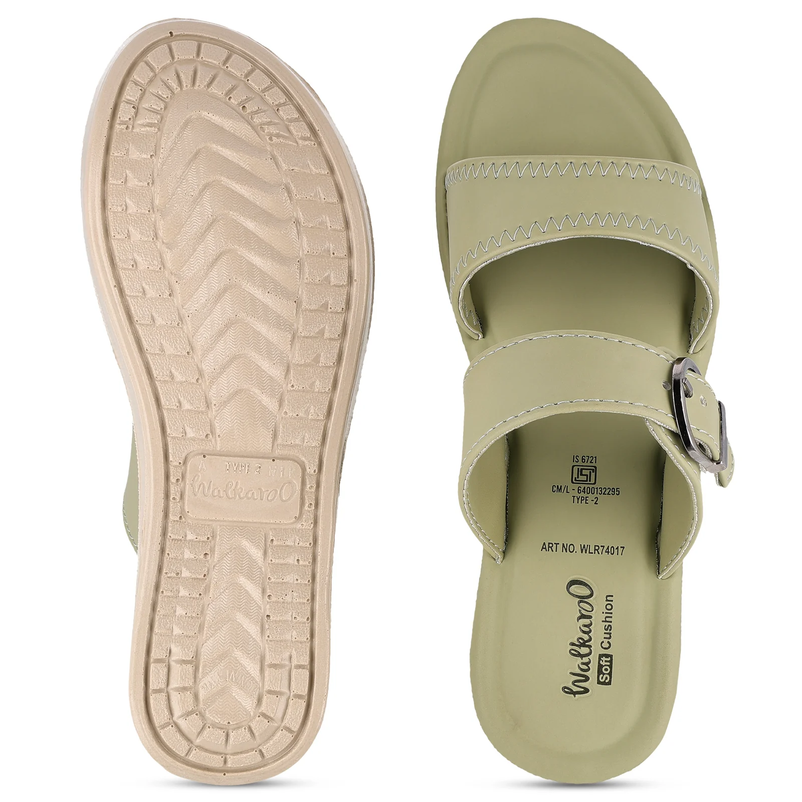 Women's Daily Wear Sandals  - WLR74017 Pista - Image 3