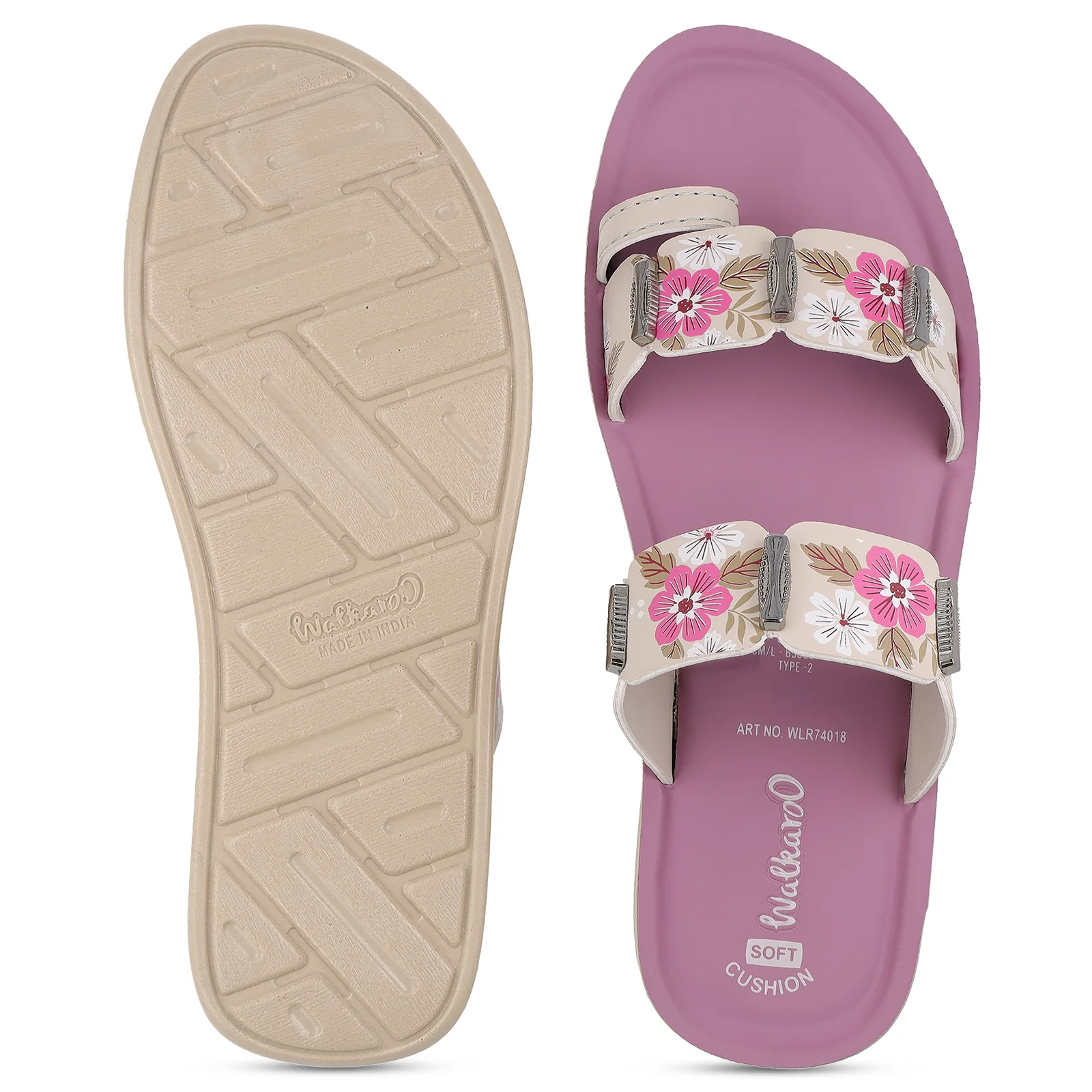 Women's Daily Wear Sandals - WLR74018 Mauve - Image 3