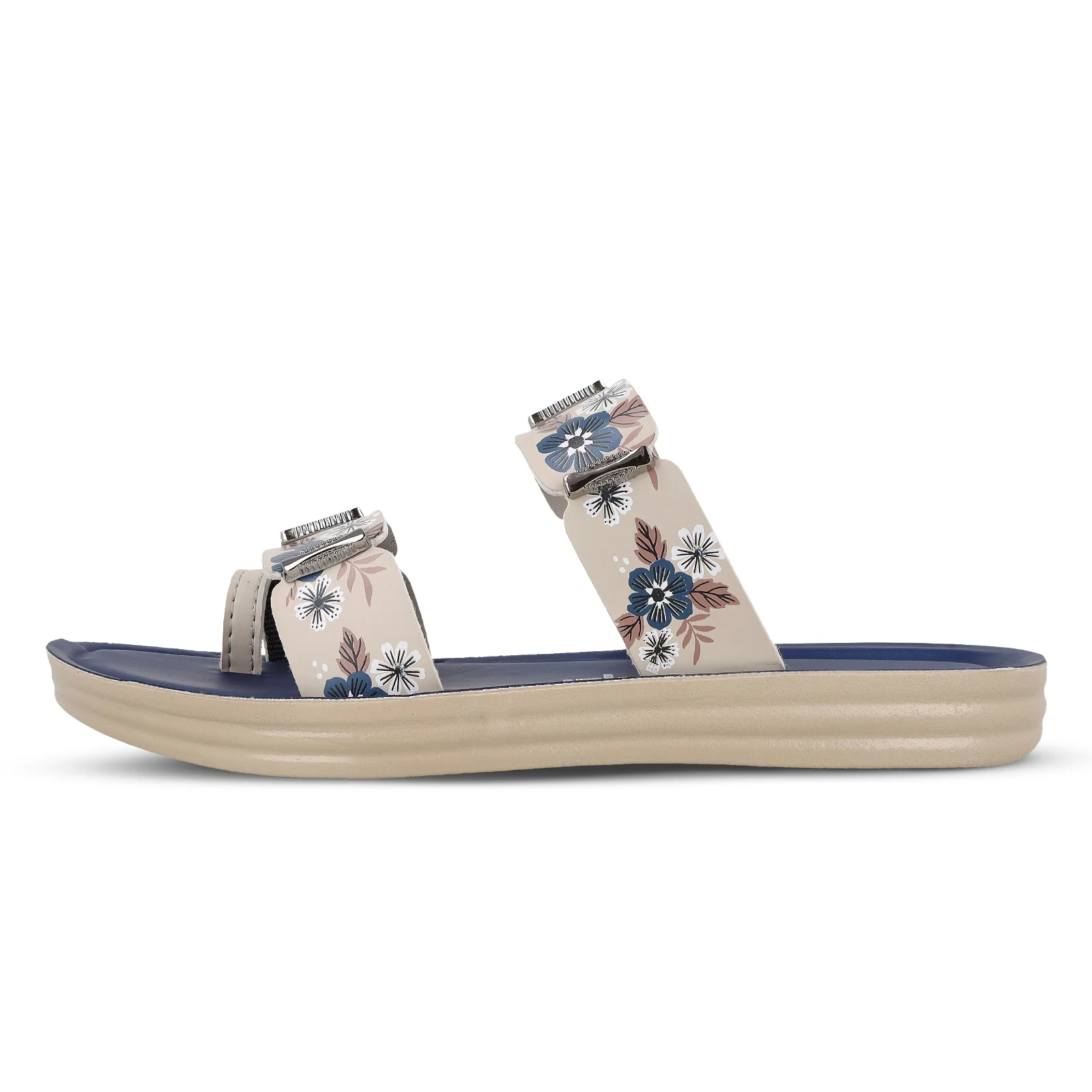 Women's Daily Wear Sandals - WLR74018 Navy Blue - Image 3