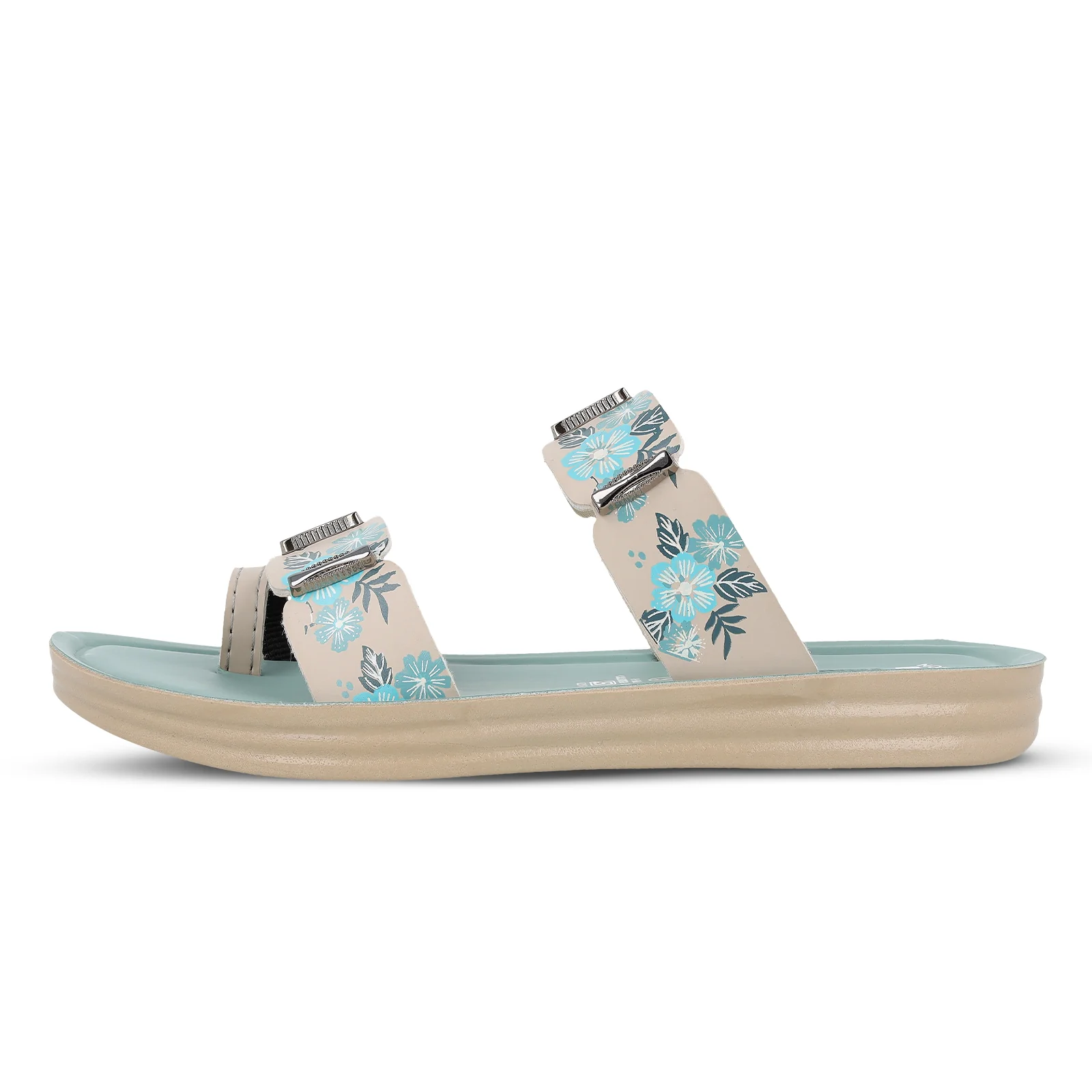 Women's Daily Wear Sandals - WLR74018 Turquoise Blue - Image 4