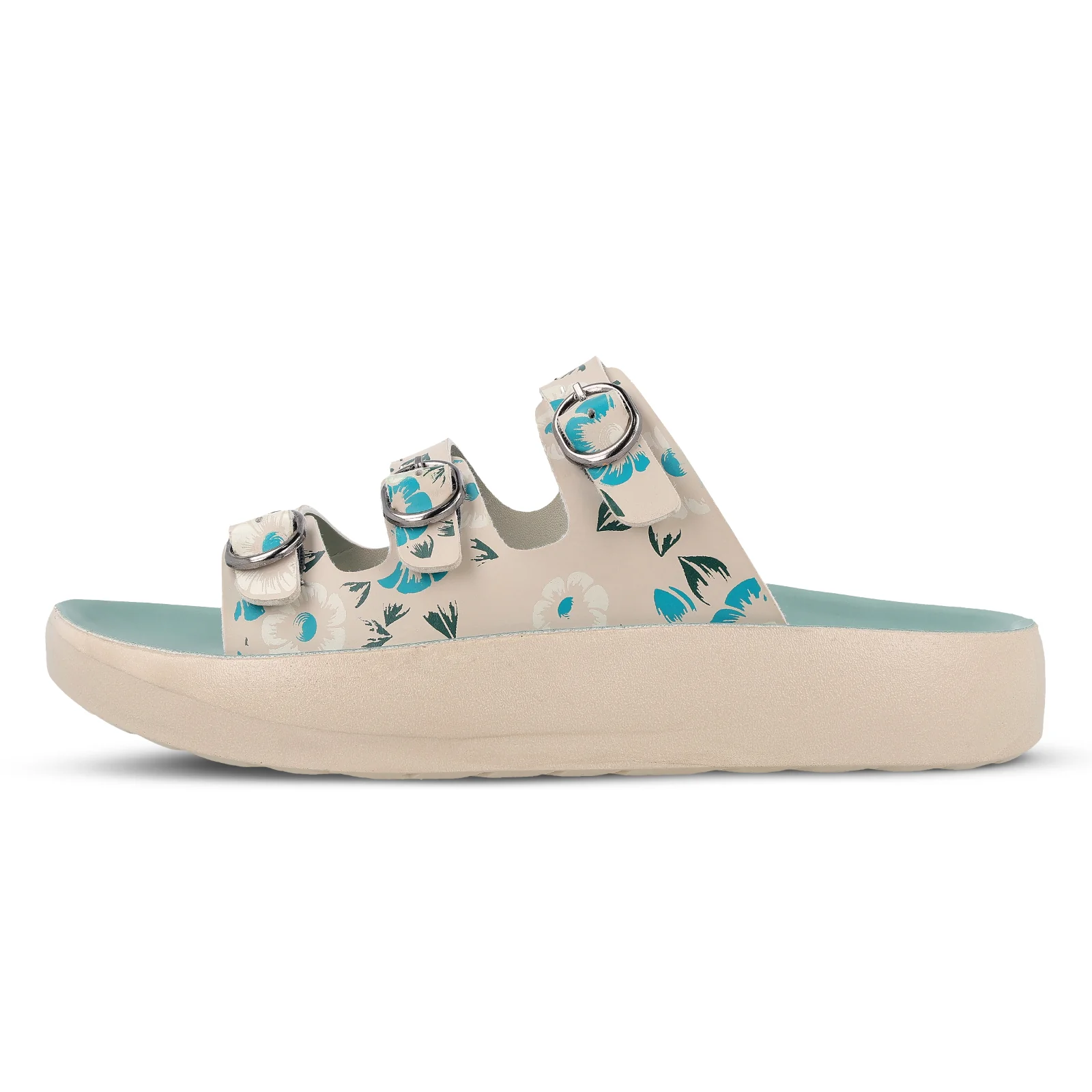 Women's Daily Wear Sandals - WLR74030 Turquoise Blue - Image 4