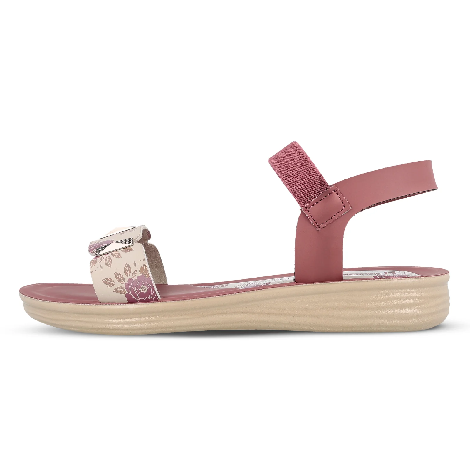 Women's Daily Wear Sandals - WLR77035 Dusty Rose - Image 4