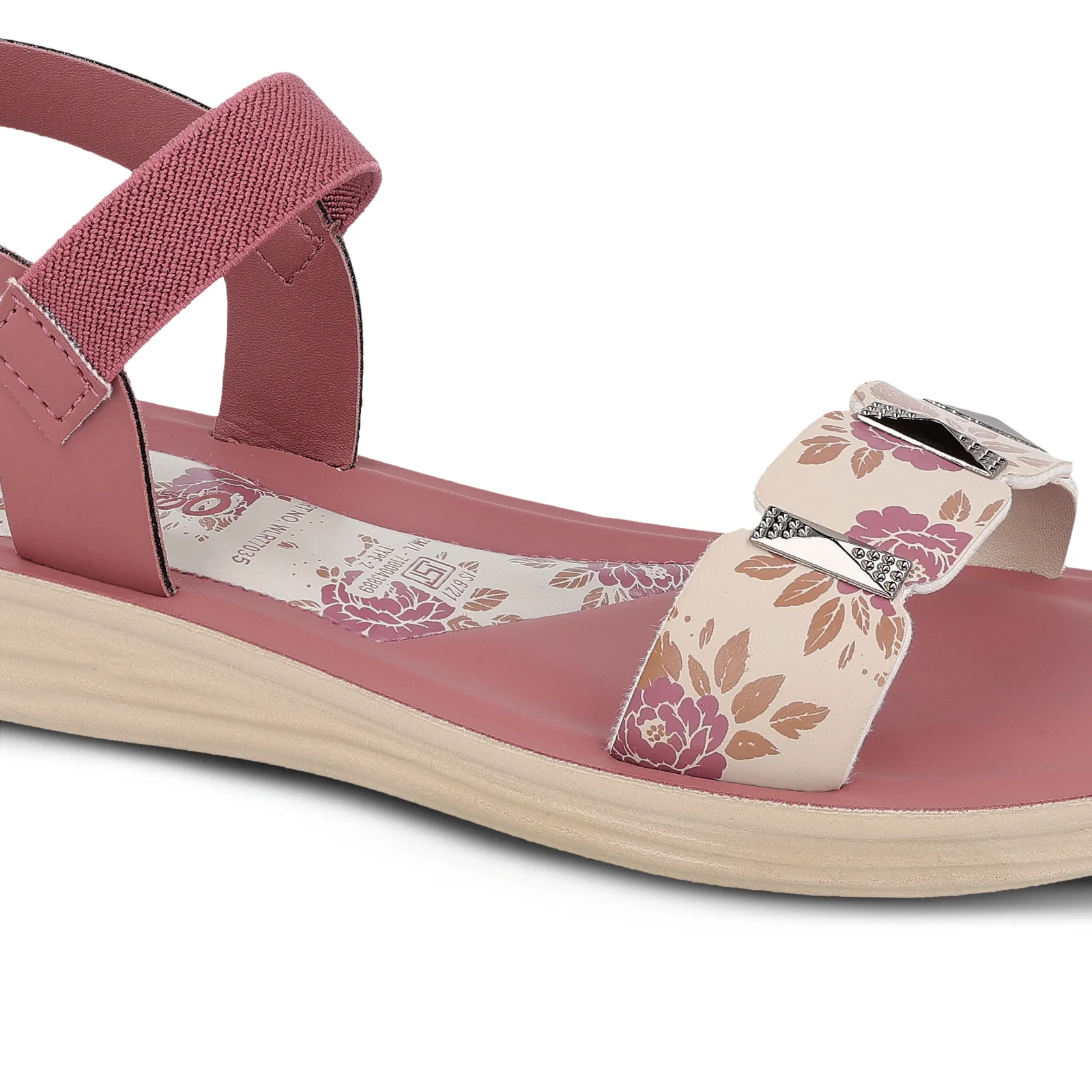 Women's Daily Wear Sandals - WLR77035 Dusty Rose - Image 5