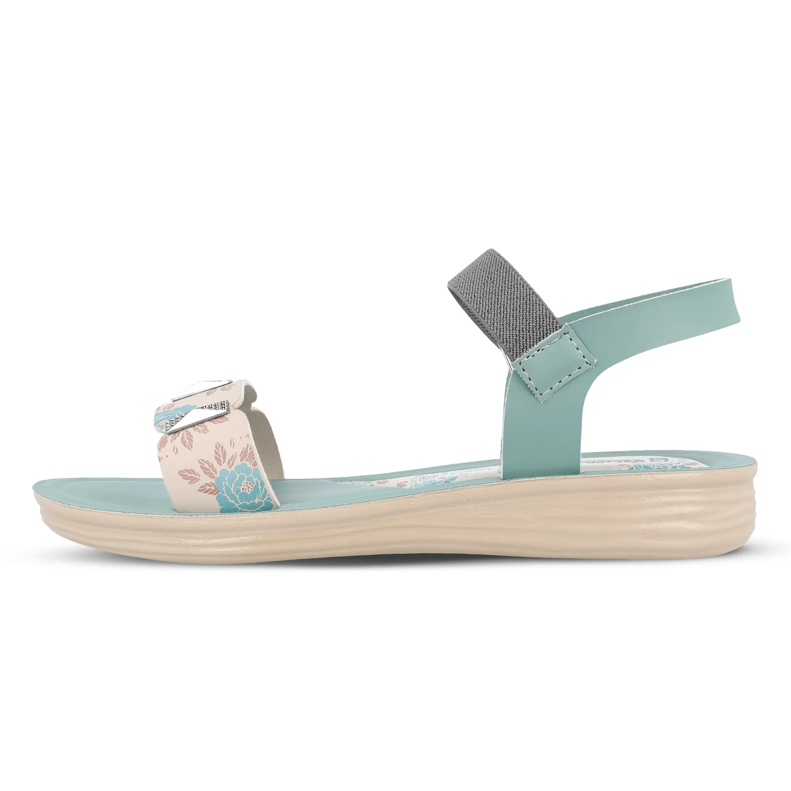 Women's Daily Wear Sandals - WLR77035 Turquoise Blue - Image 4