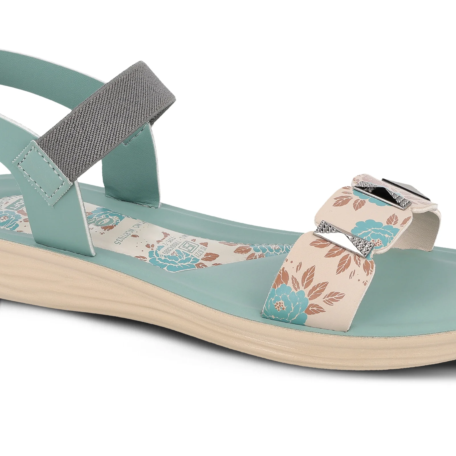 Women's Daily Wear Sandals - WLR77035 Turquoise Blue - Image 5