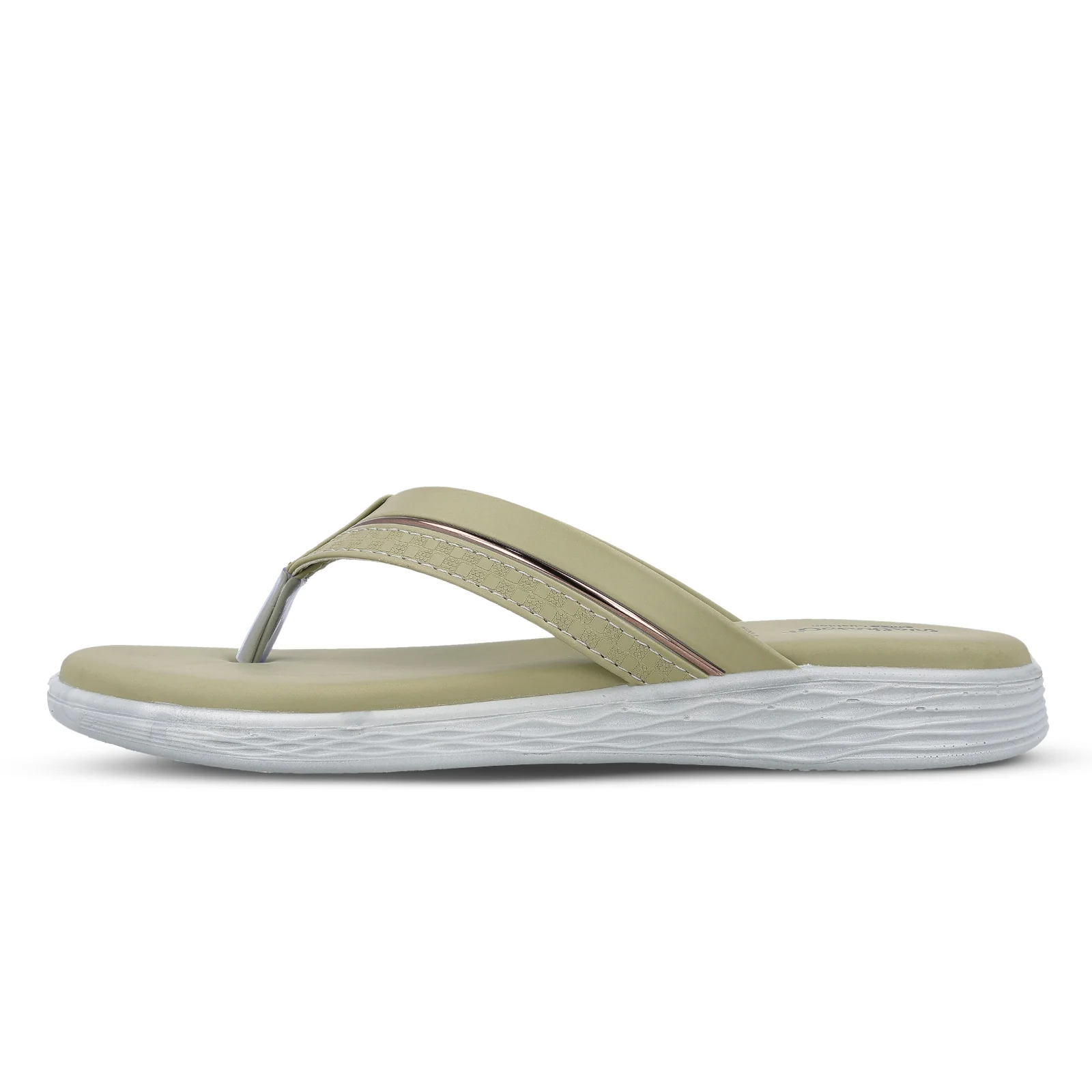 Women's Daily Wear V-Strap Sandals - WLP70414 Pista - Image 4
