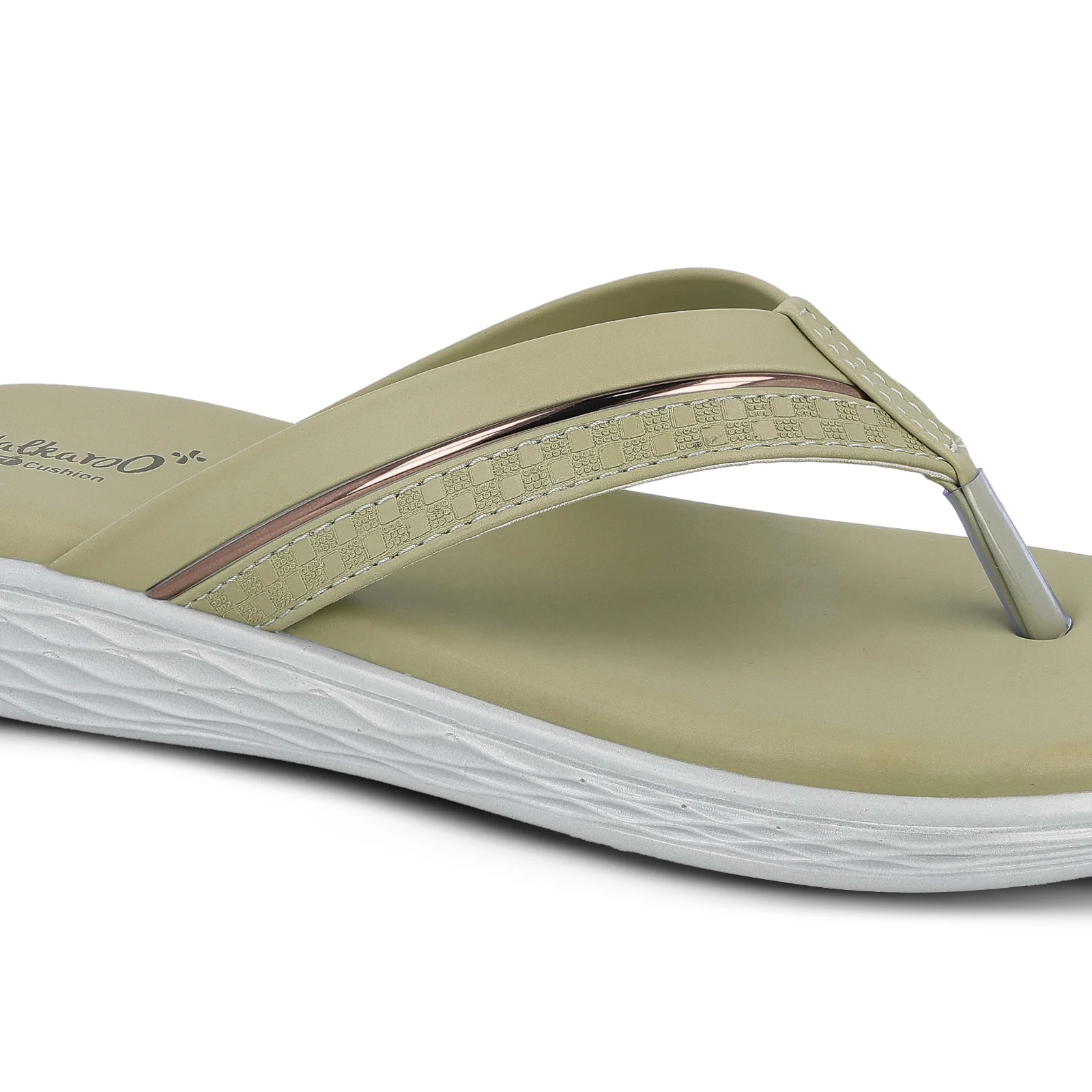 Women's Daily Wear V-Strap Sandals - WLP70414 Pista - Image 5
