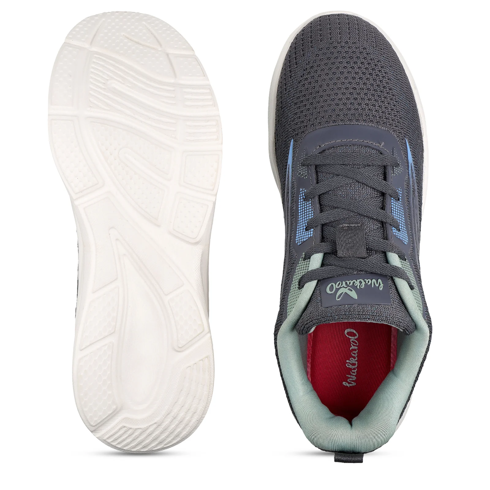 Women's Lace-up Sports Shoe -  WS3269 Jade Green - Image 2