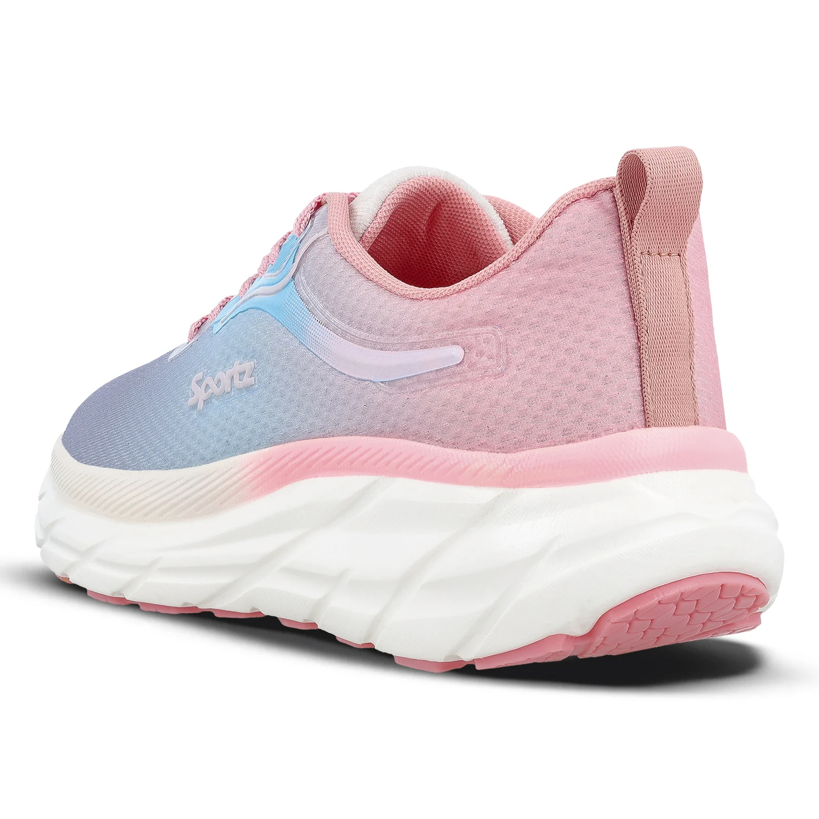 Women's Lace-up Sports Shoe - WS9917 Peach Sky - Image 6
