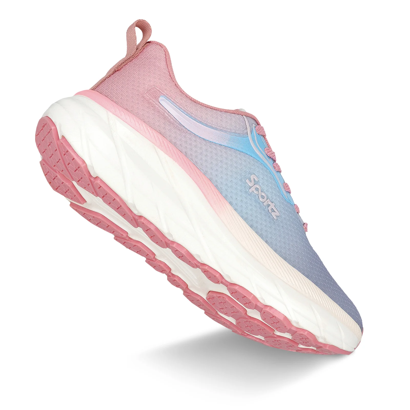 Women's Lace-up Sports Shoe - WS9917 Peach Sky - Image 7