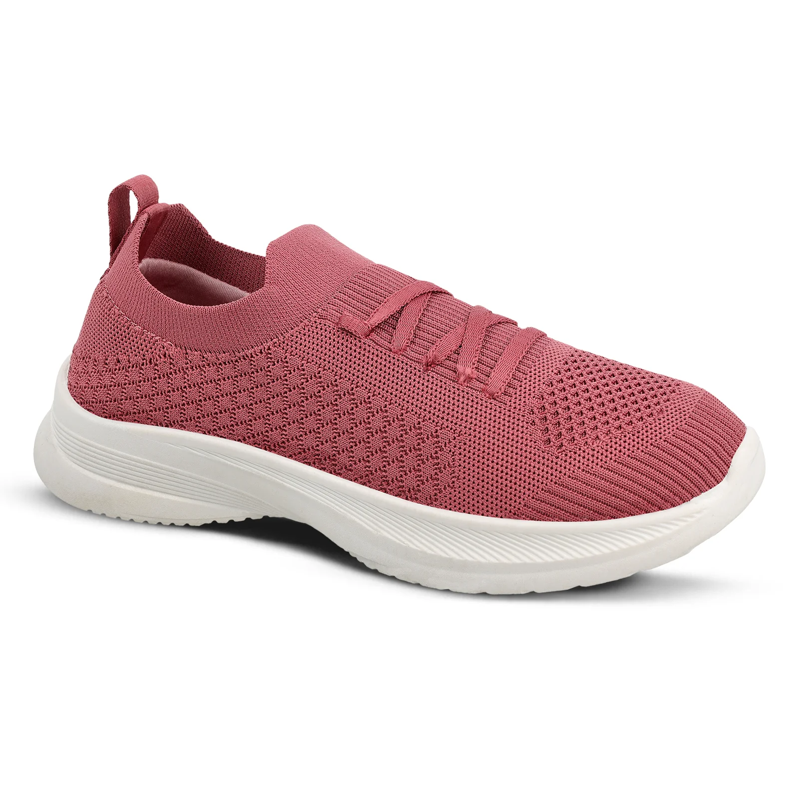 Women's Lace-up Walking Shoe - WS3260 Peach - Image 4