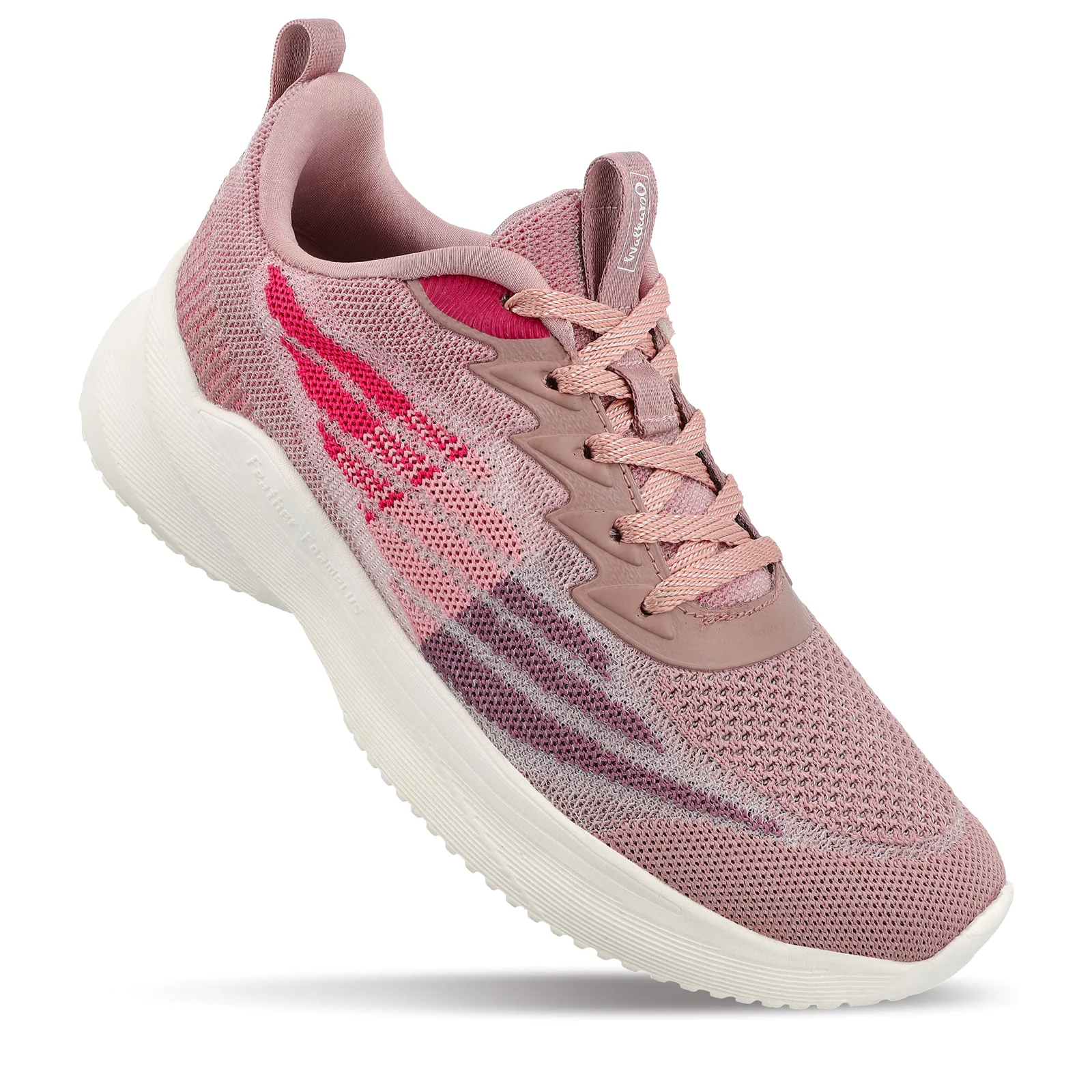 Women's Lace-up Walking Shoes - WS9907 Pink - Image 3