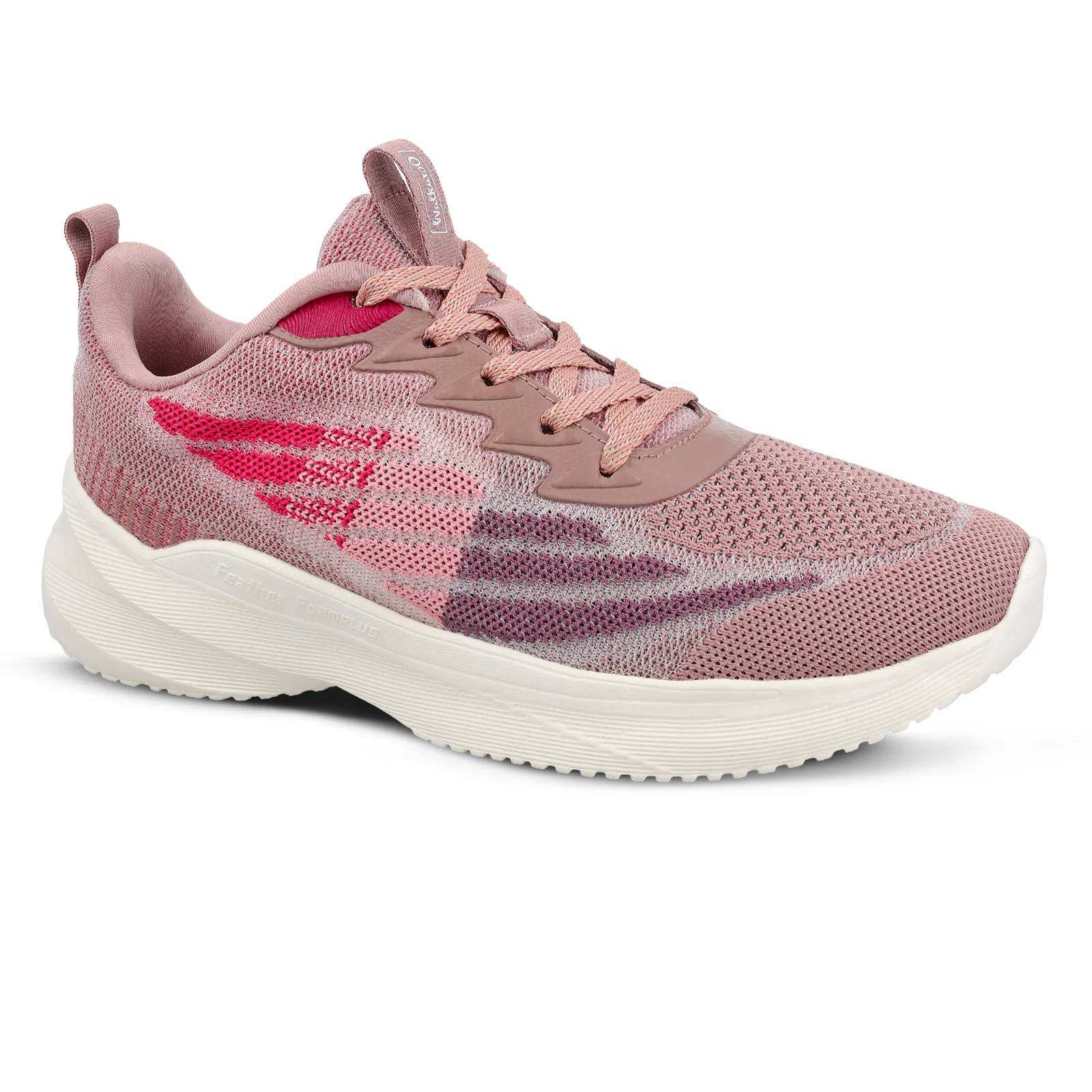 Women's Lace-up Walking Shoes - WS9907 Pink - Image 4