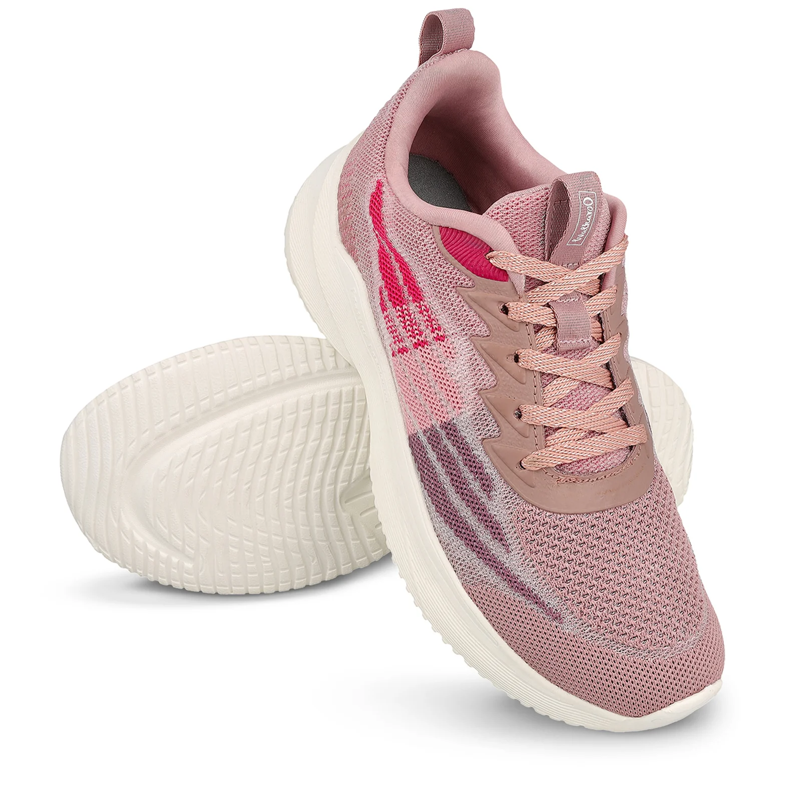 Women's Lace-up Walking Shoes - WS9907 Pink - Image 8