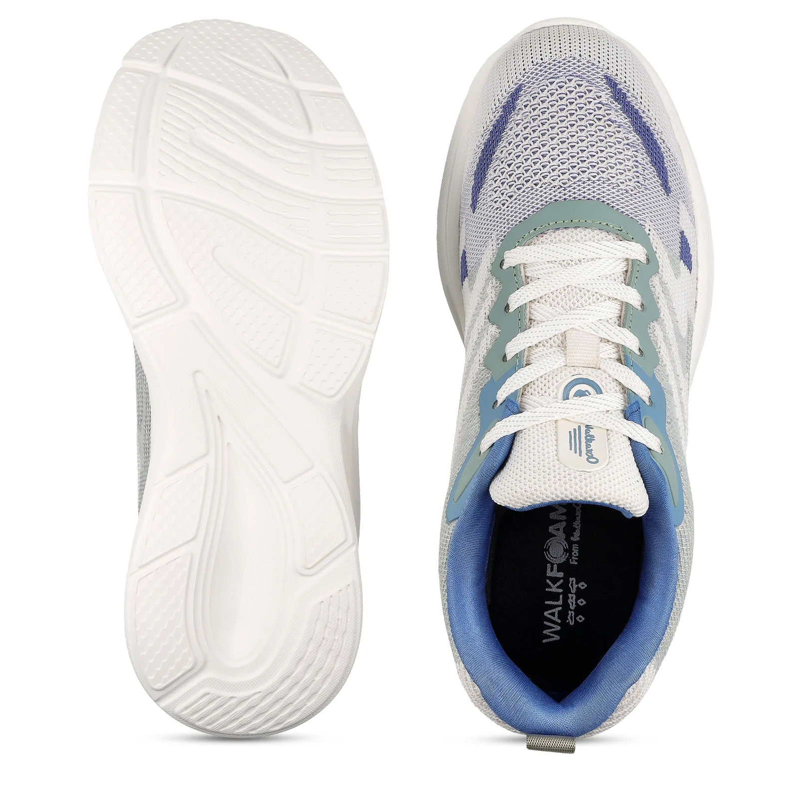 Women's Lace-up Walking Shoes - WS9908 Mint - Image 2