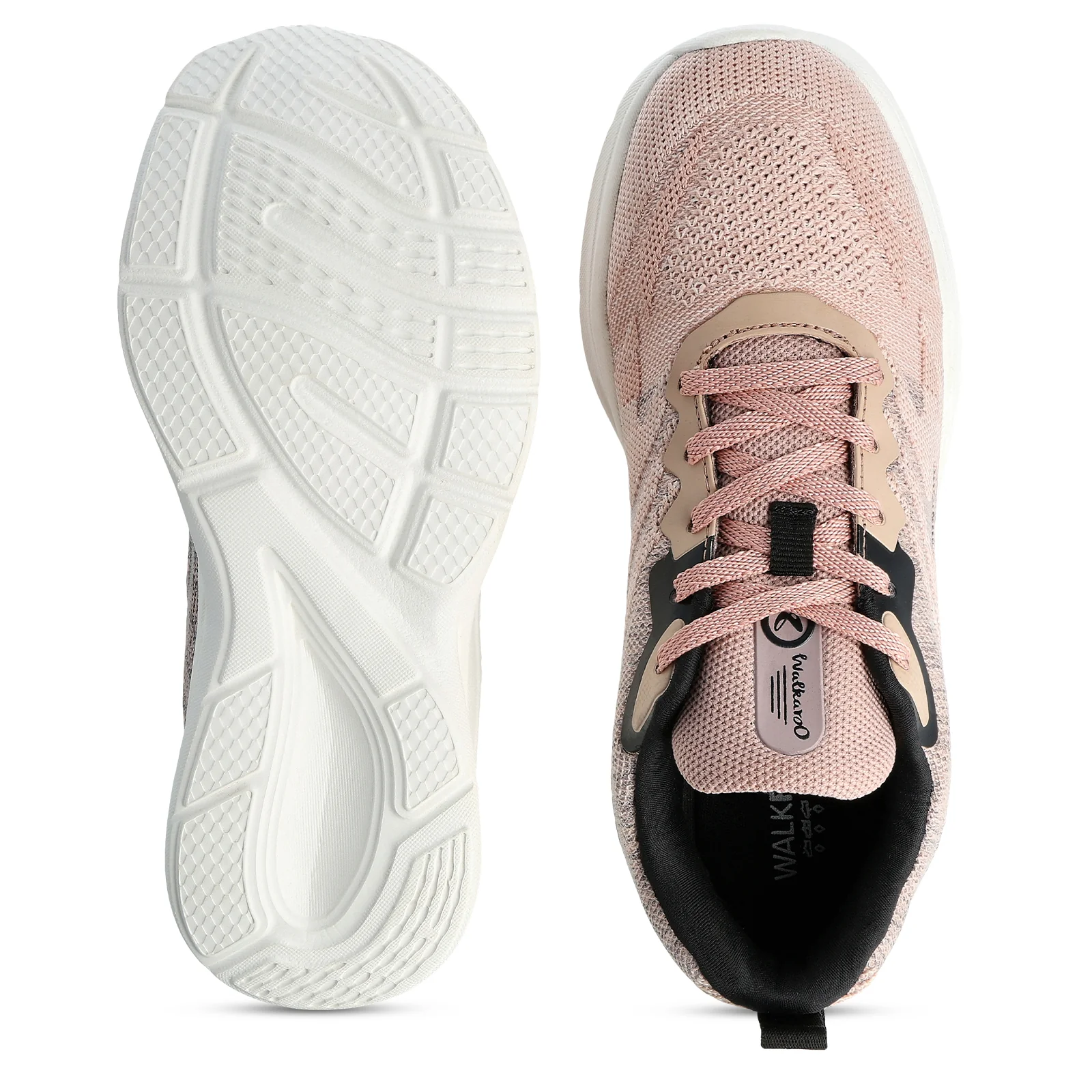 Women's Lace-up Walking Shoes - WS9908 Peach - Image 2