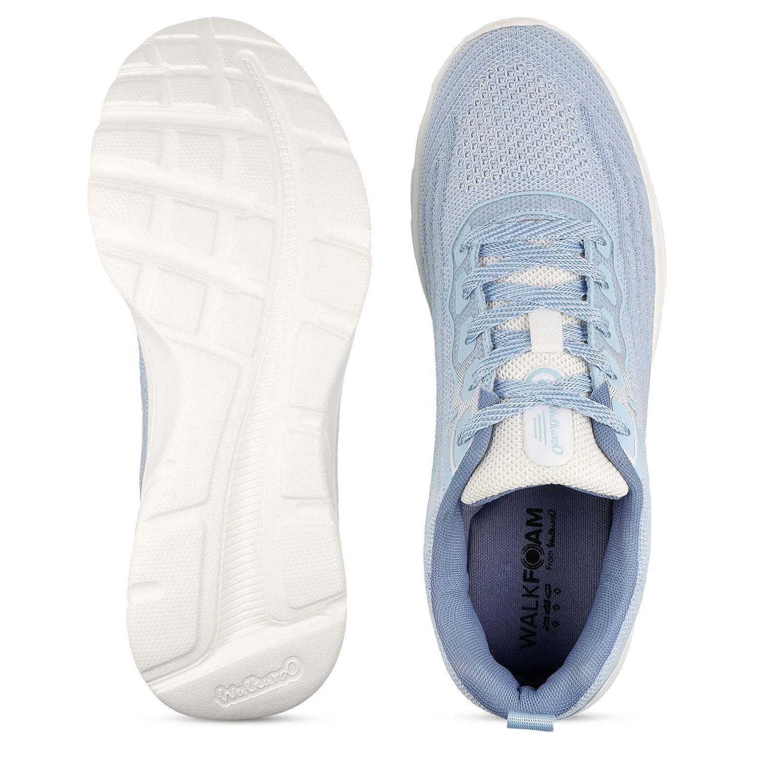 Women's Lace-up Walking Shoes - WS9913 Ice Blue - Image 2