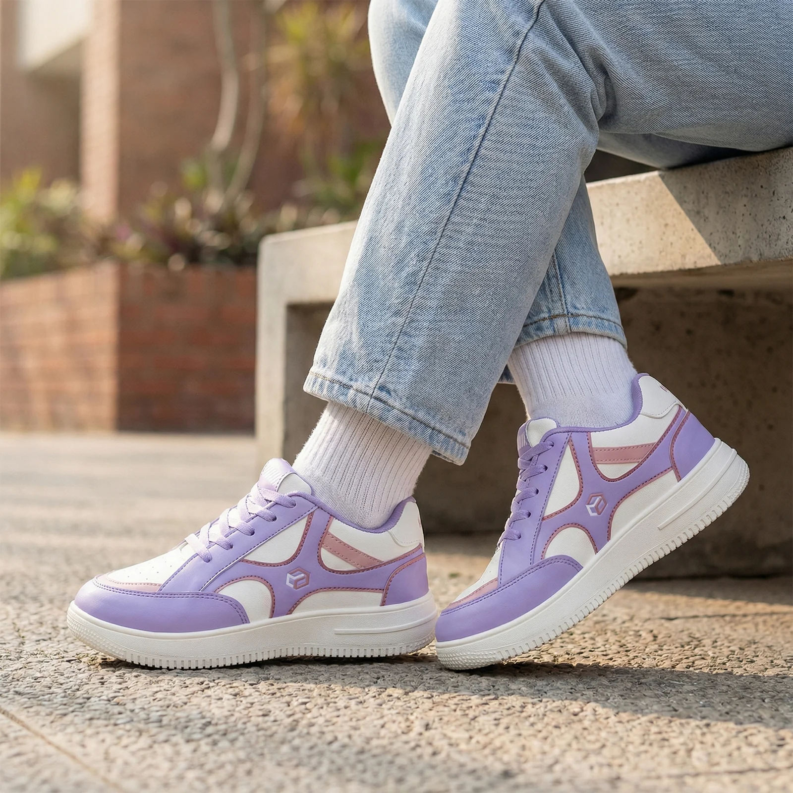 Women's Sneakers - WY3377 Lavender - Image 2