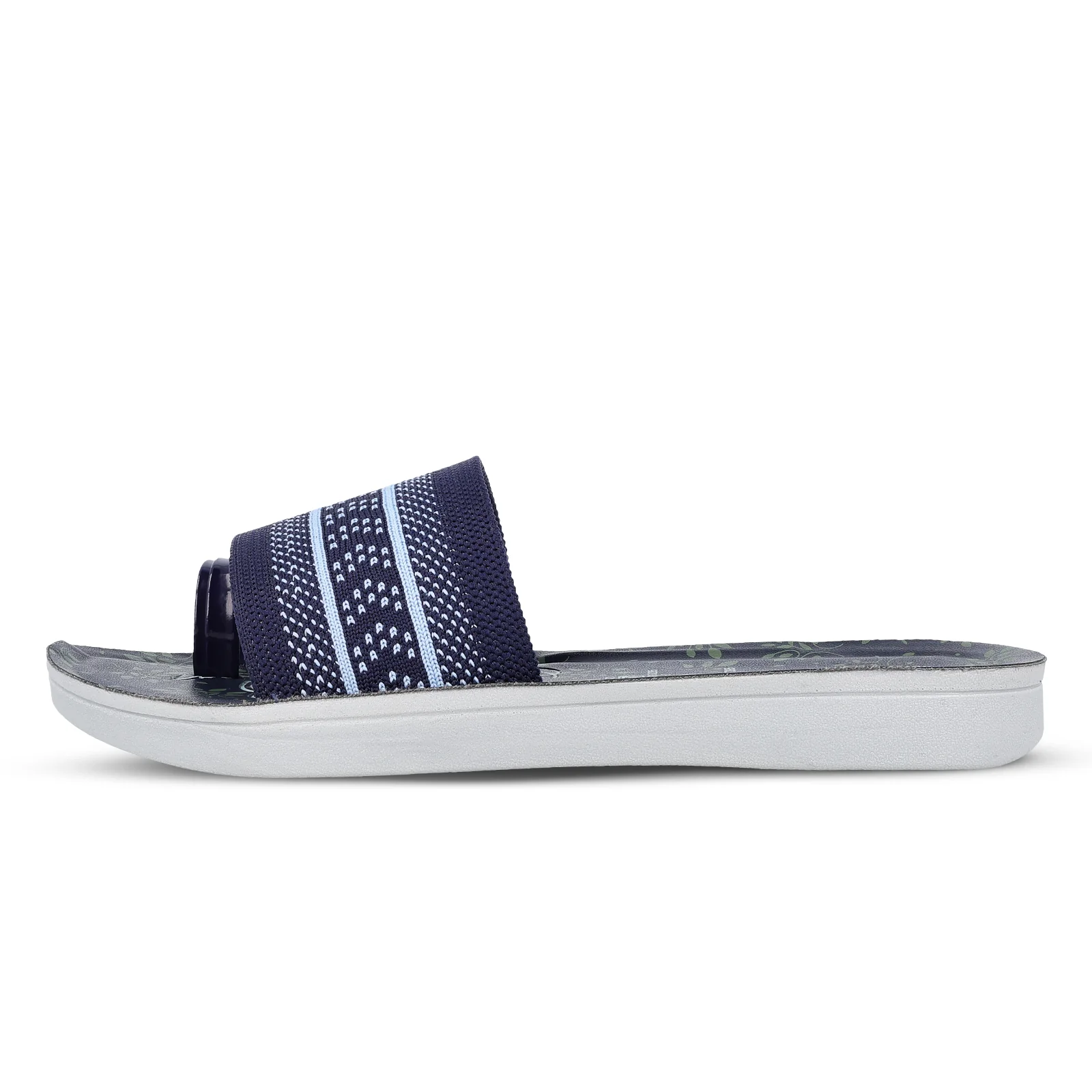 Women's Slide Sandals - WL7395 Blue - Image 3