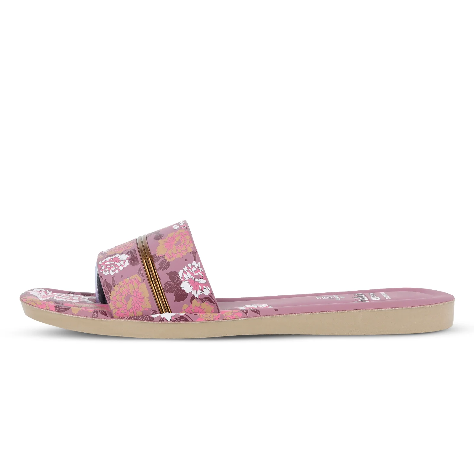 Women's Slide Sandals - WLR73014 Mauve - Image 4