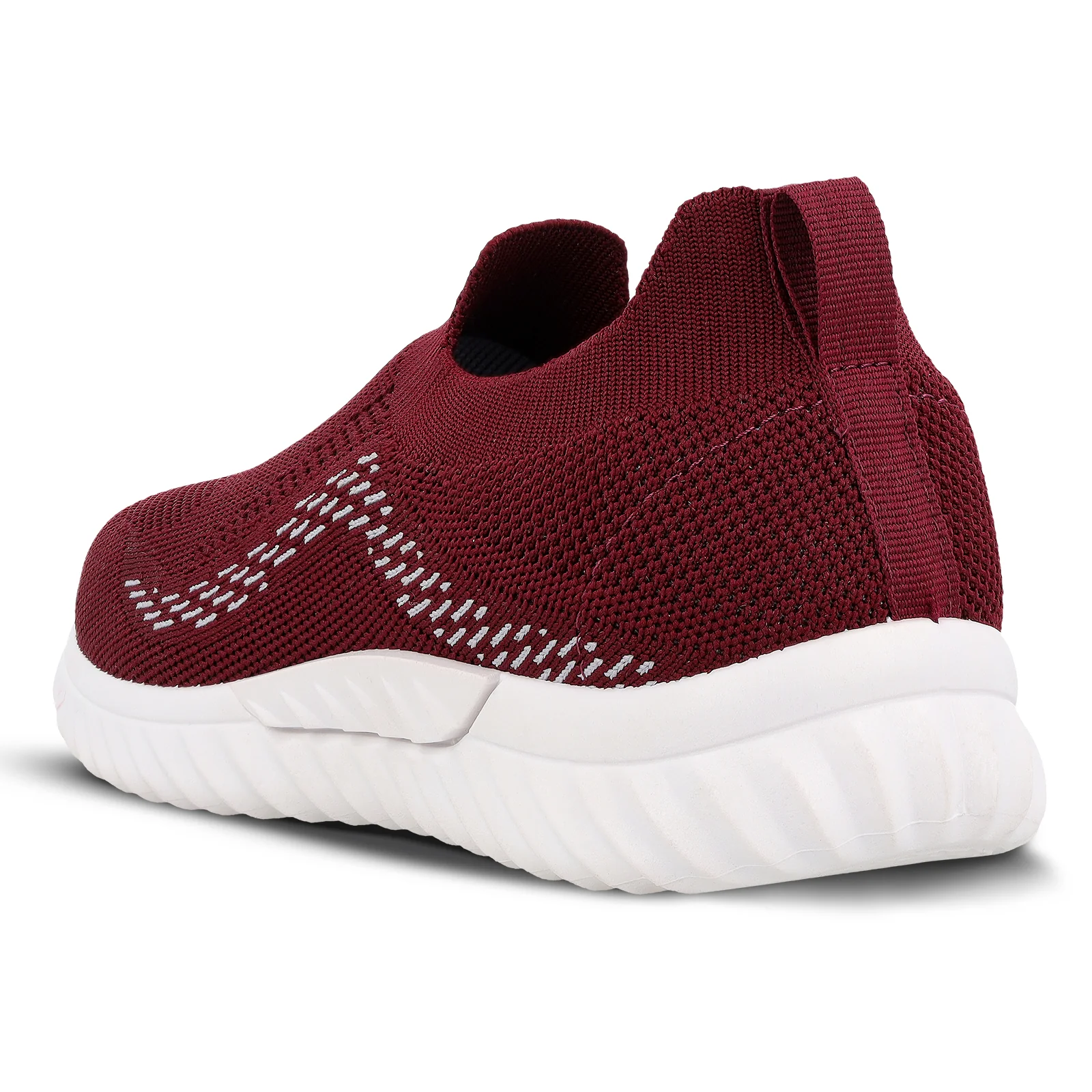 Women's Slip-on Casual Shoes - WY3355 Maroon - Image 5