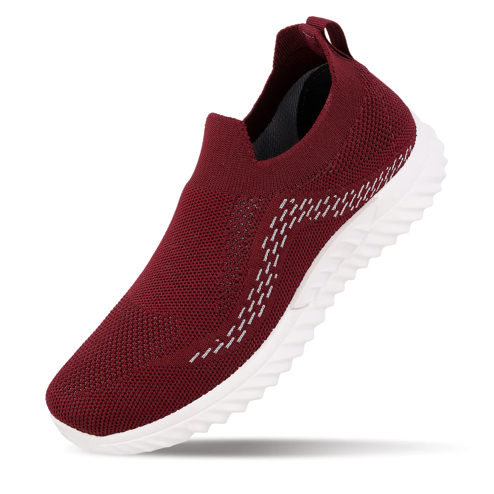 Women's Slip-on Casual Shoes - WY3355 Maroon - Image 7