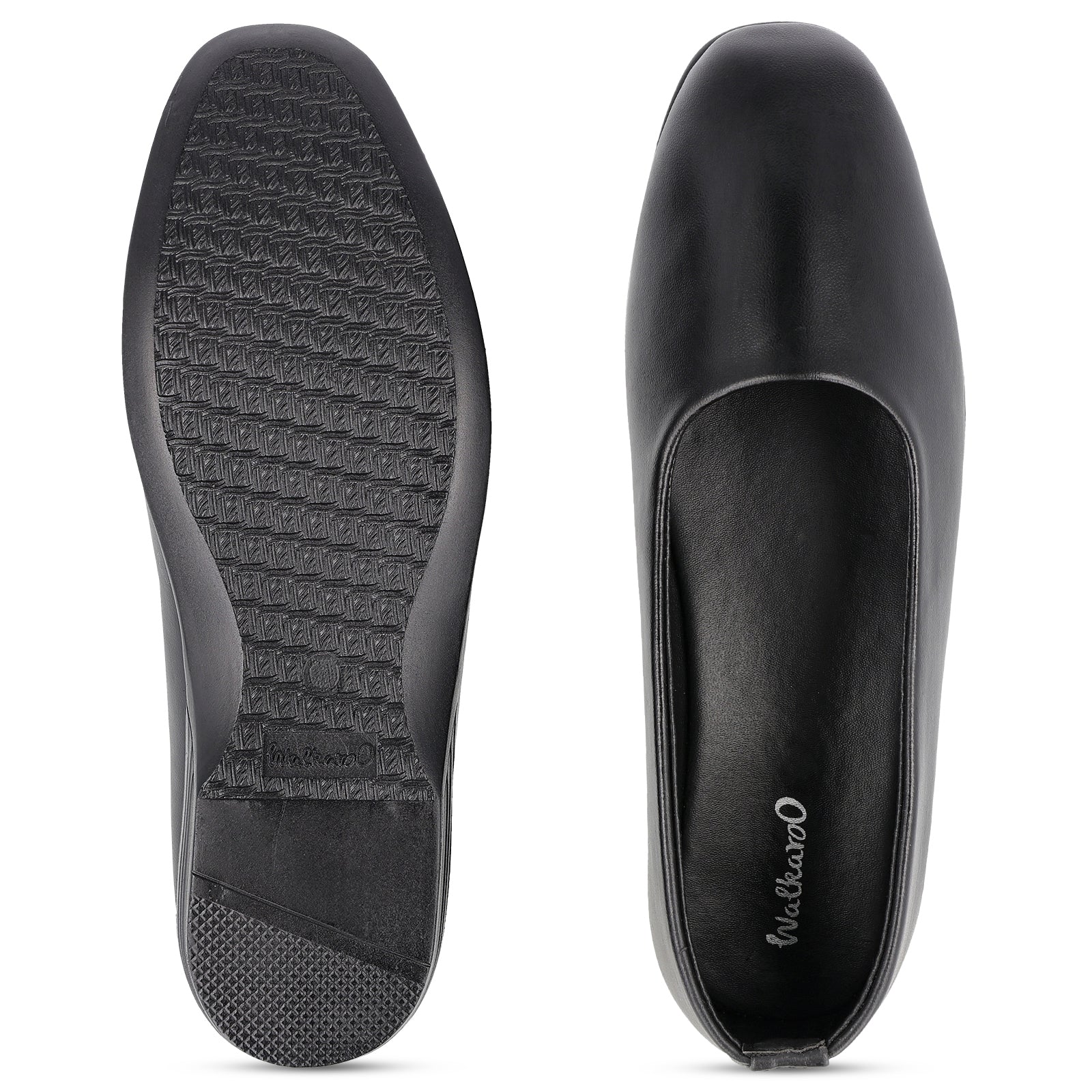 Women's Slip-On Formal Shoes - WF6201 Black - Image 2