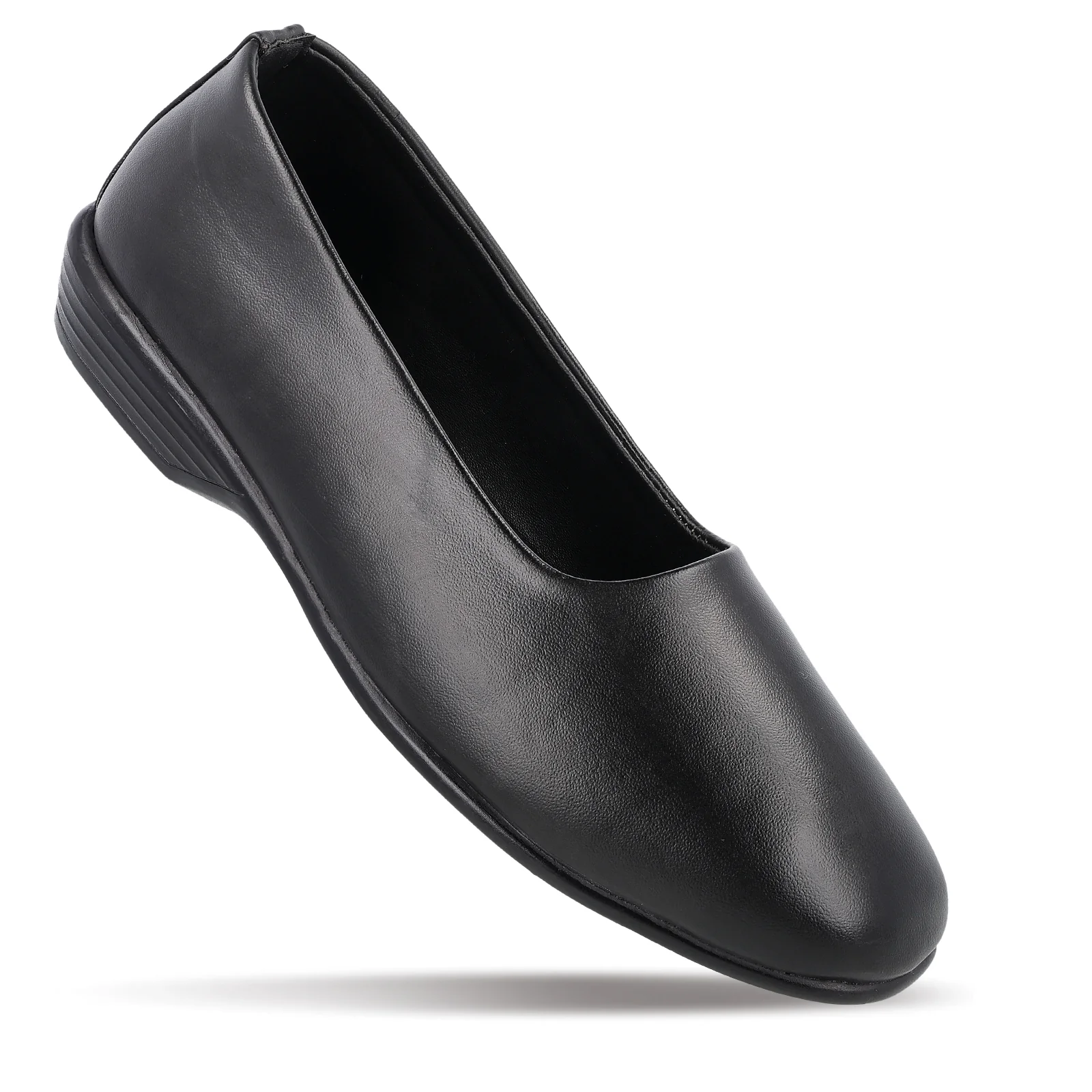 Women's Slip-On Formal Shoes - WF6201 Black - Image 3